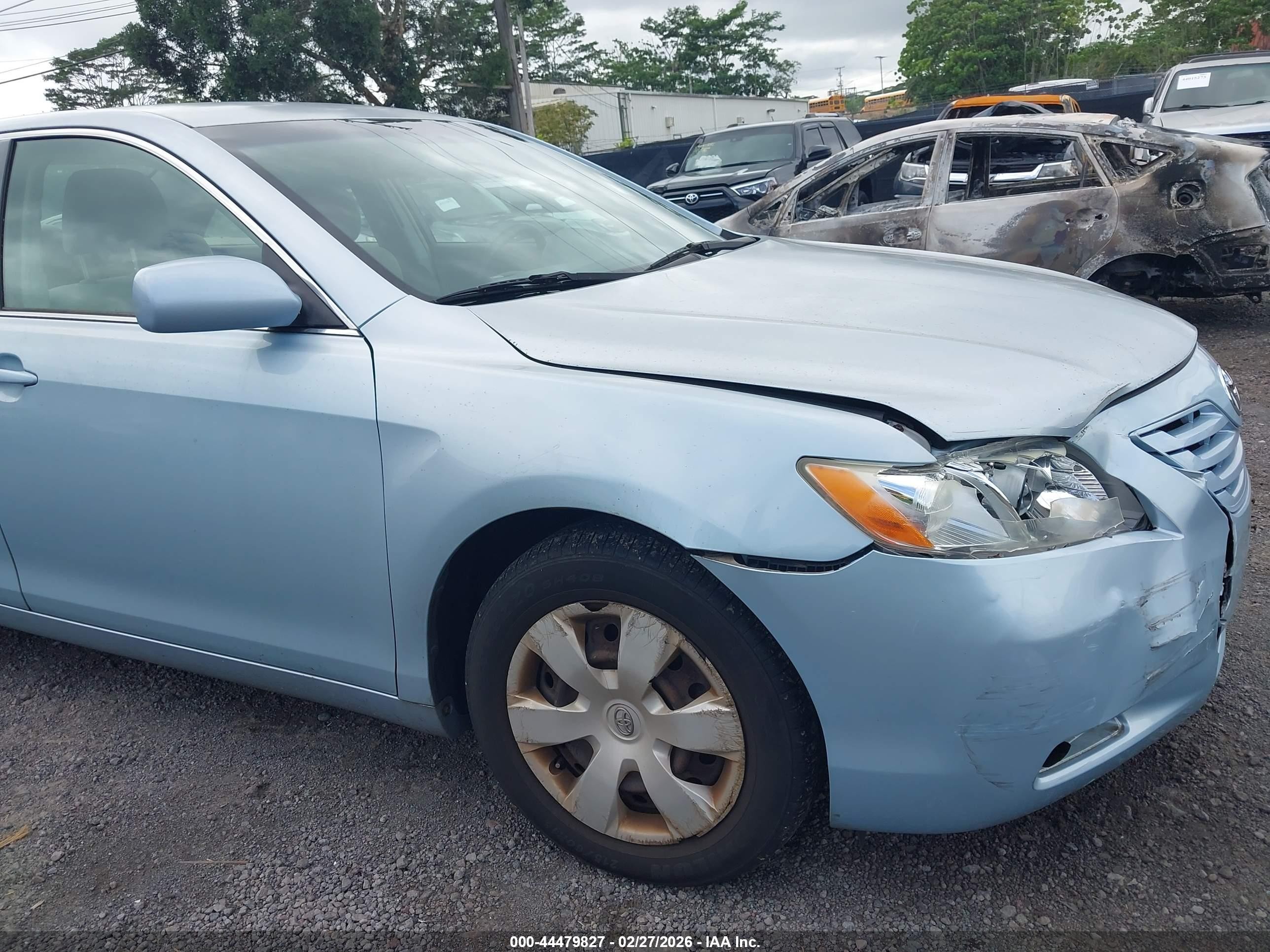2008 Toyota Camry Le/se/xle Light Blue vin: JTNBE46K783143110