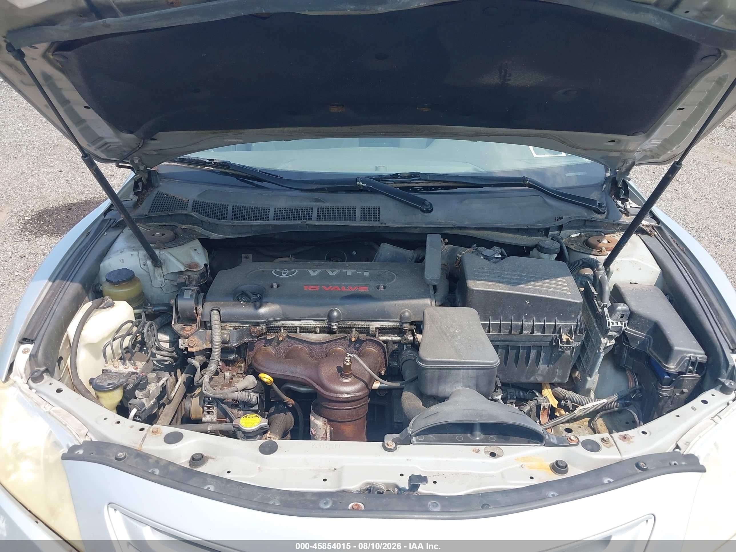 2007 Toyota Camry Le Silver vin: JTNBE46K873012363