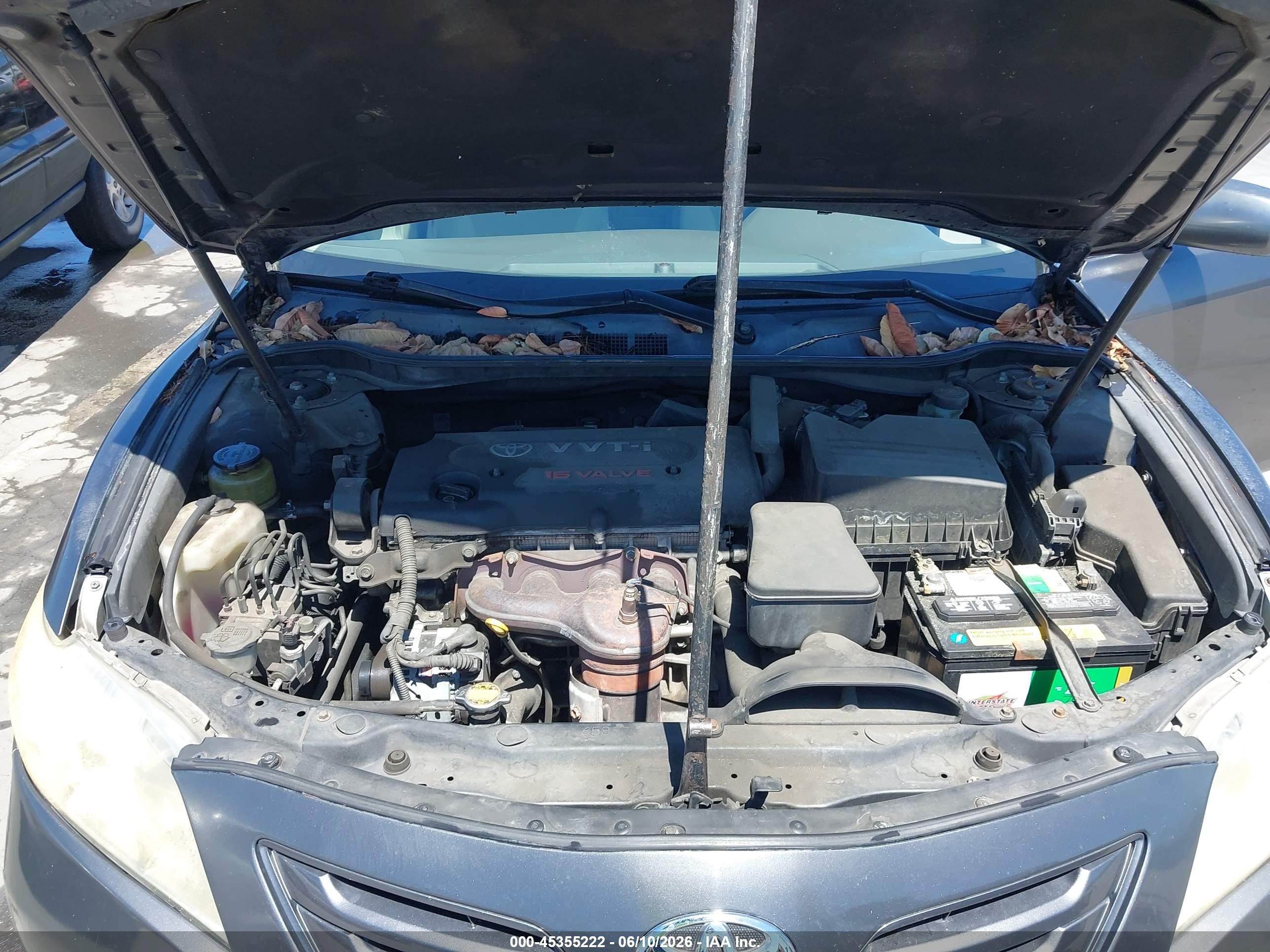 2007 Toyota Camry Le Gray vin: JTNBE46K873041491