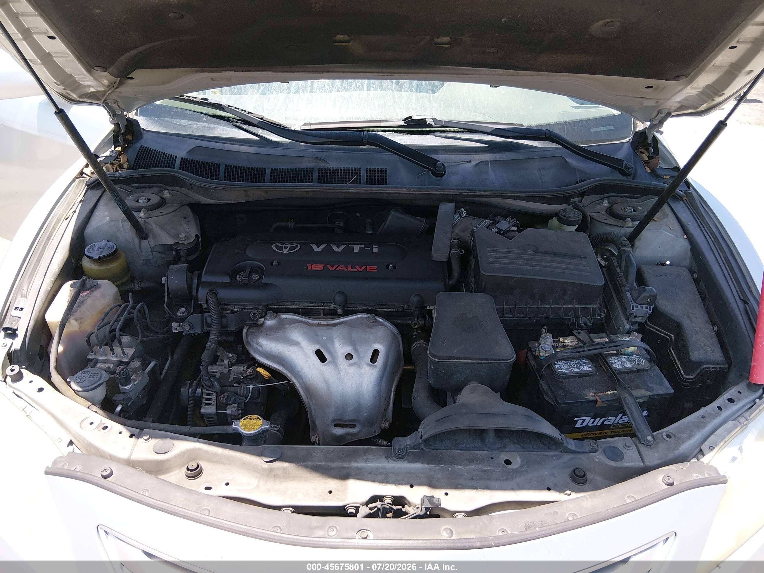 2007 Toyota Camry Le Серебряный vin: JTNBE46K873055343