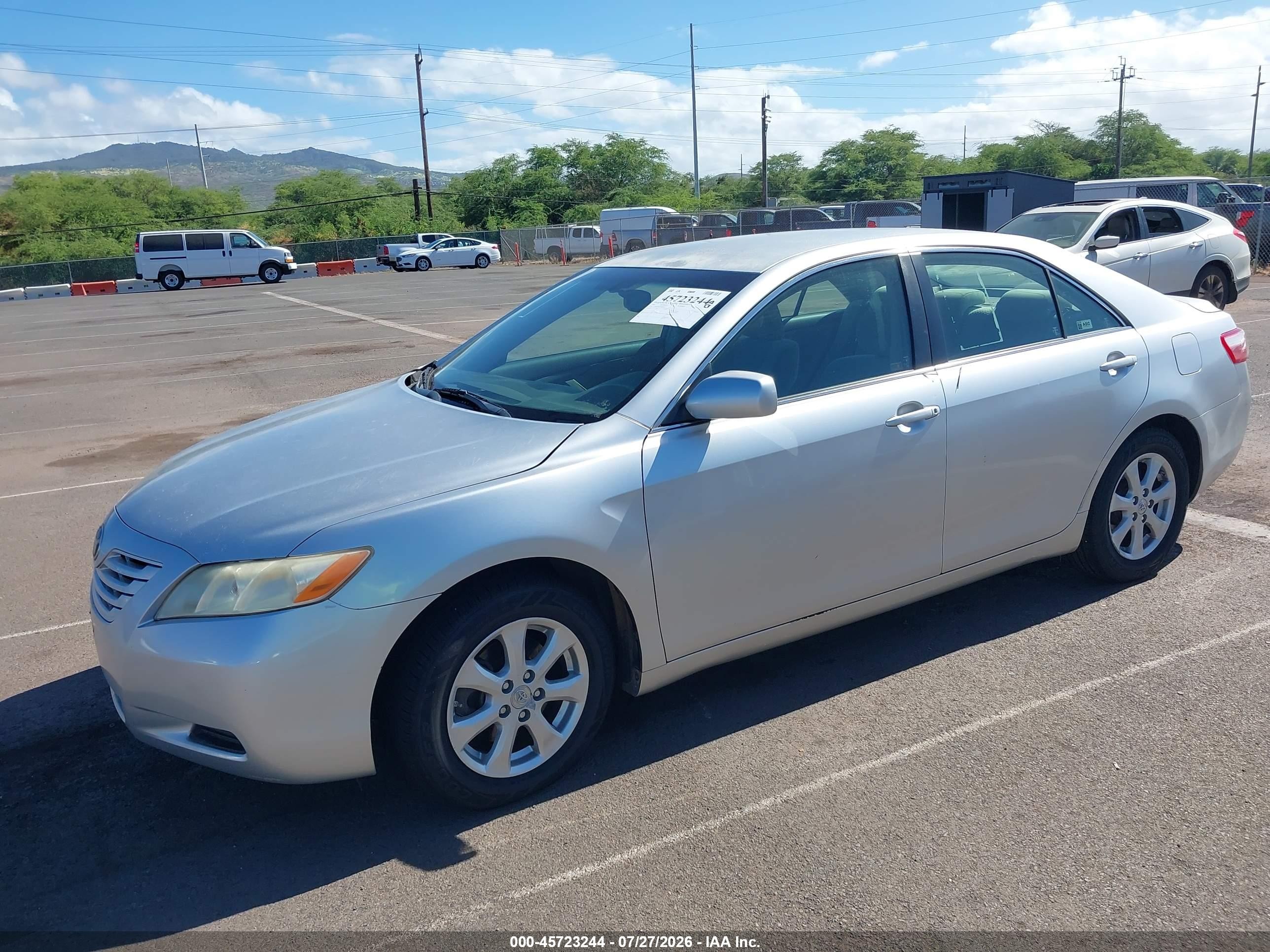 2007 Toyota Camry Ce/le/se/xle Silver vin: JTNBE46K873068366