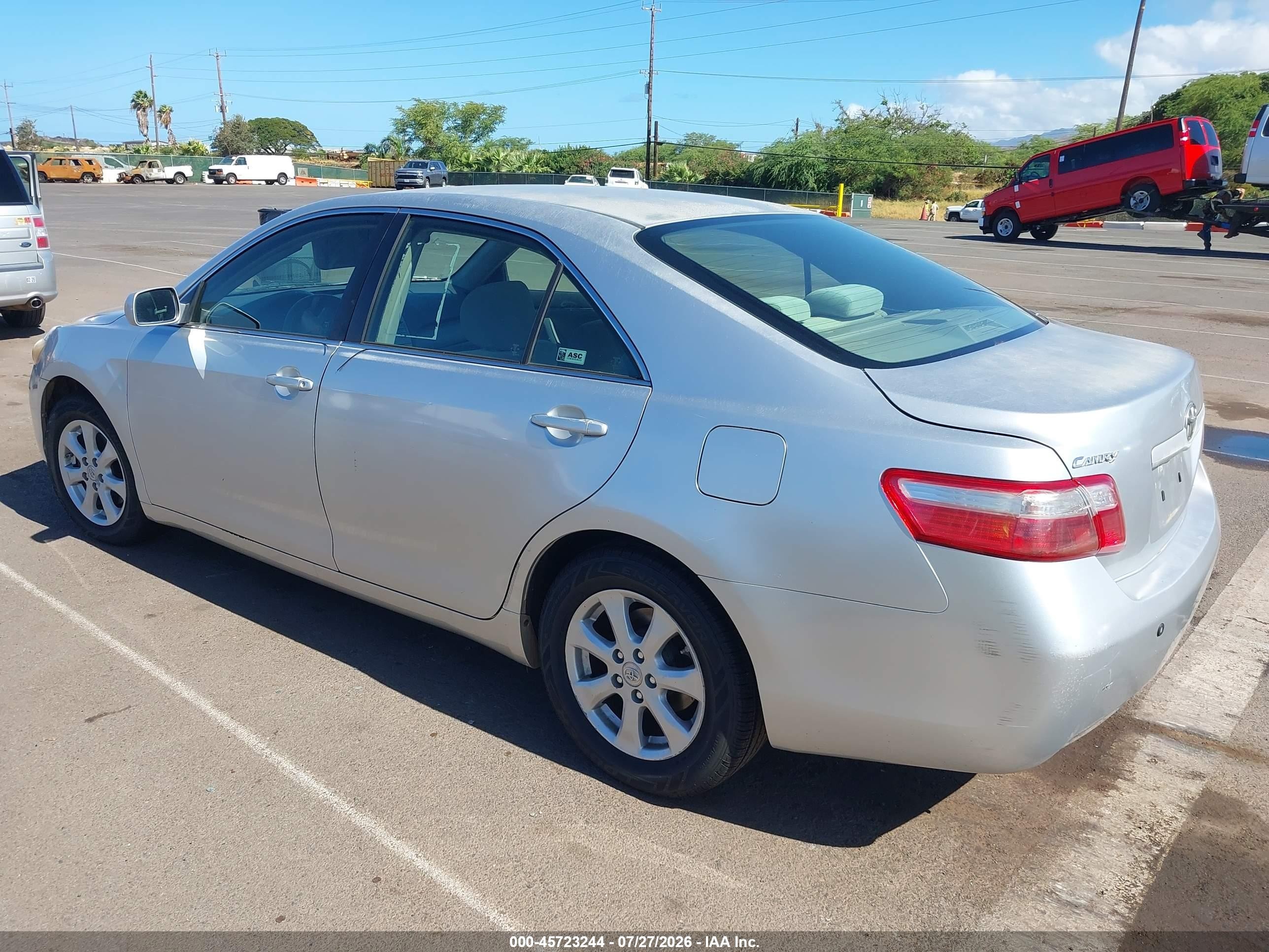 2007 Toyota Camry Ce/le/se/xle Silver vin: JTNBE46K873068366