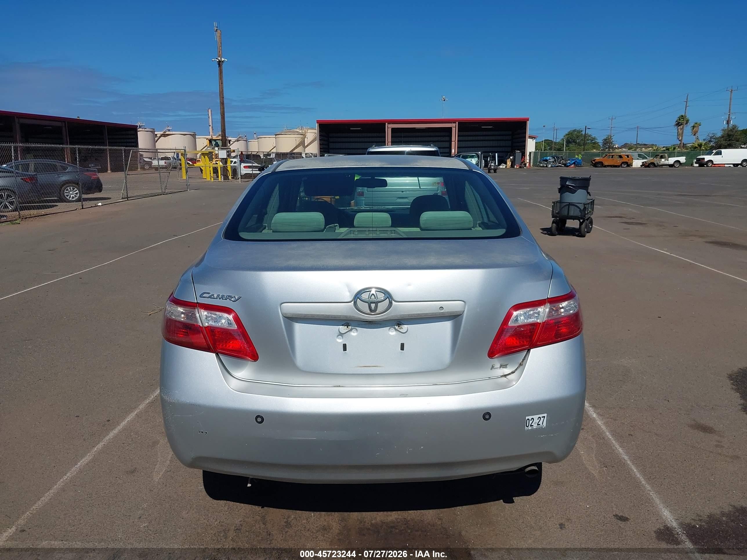 2007 Toyota Camry Ce/le/se/xle Silver vin: JTNBE46K873068366