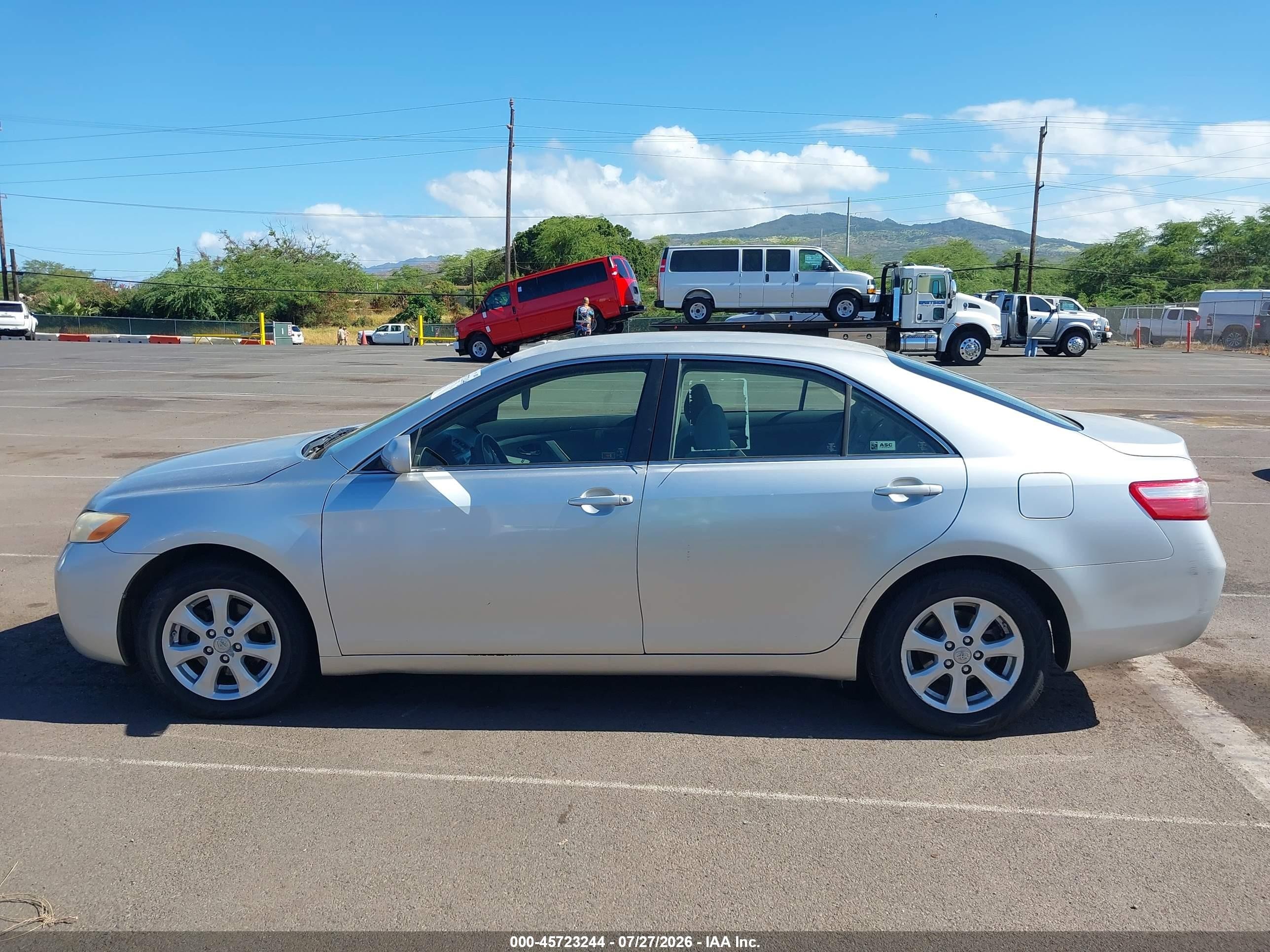 2007 Toyota Camry Ce/le/se/xle Silver vin: JTNBE46K873068366