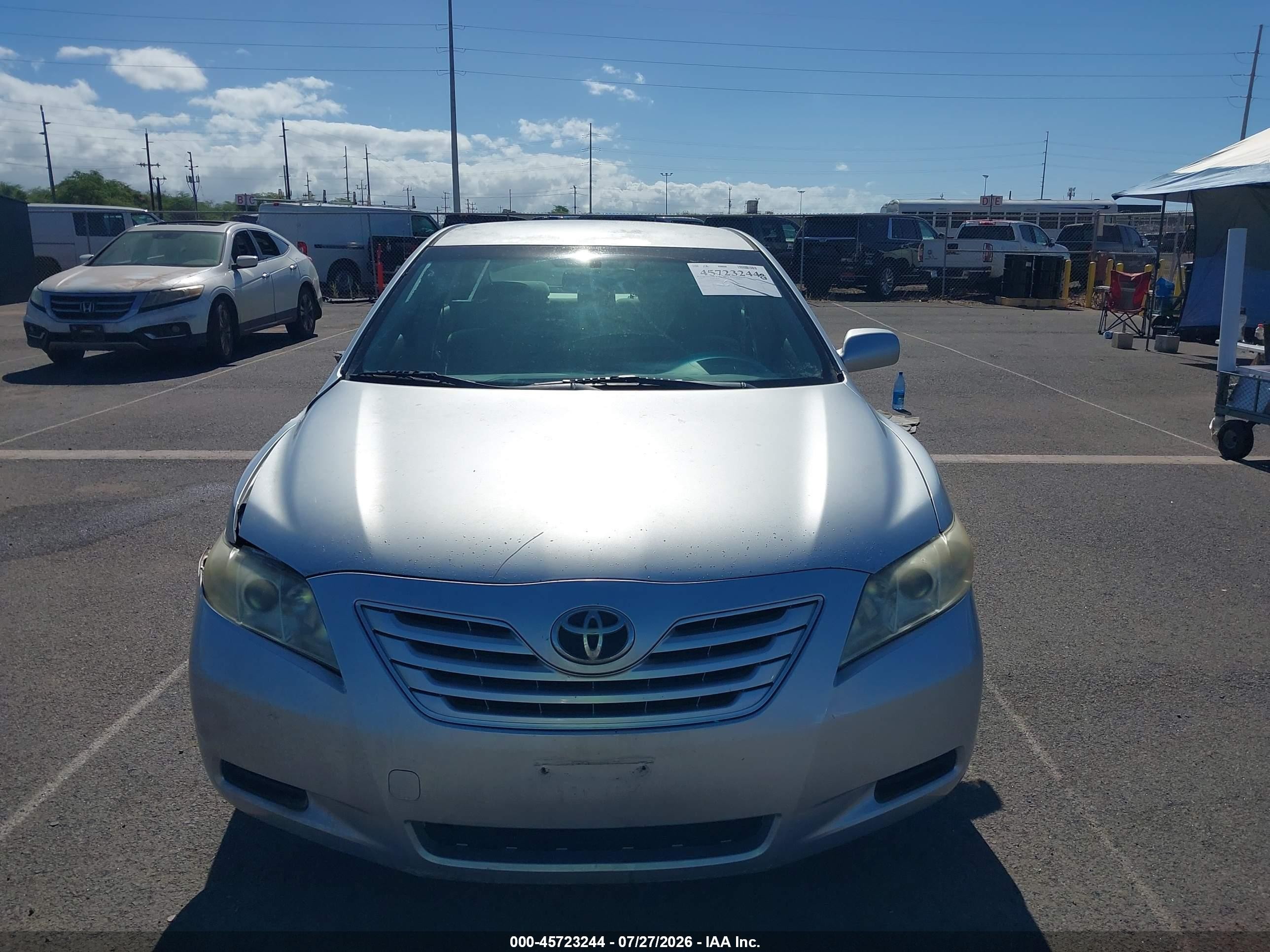 2007 Toyota Camry Ce/le/se/xle Silver vin: JTNBE46K873068366
