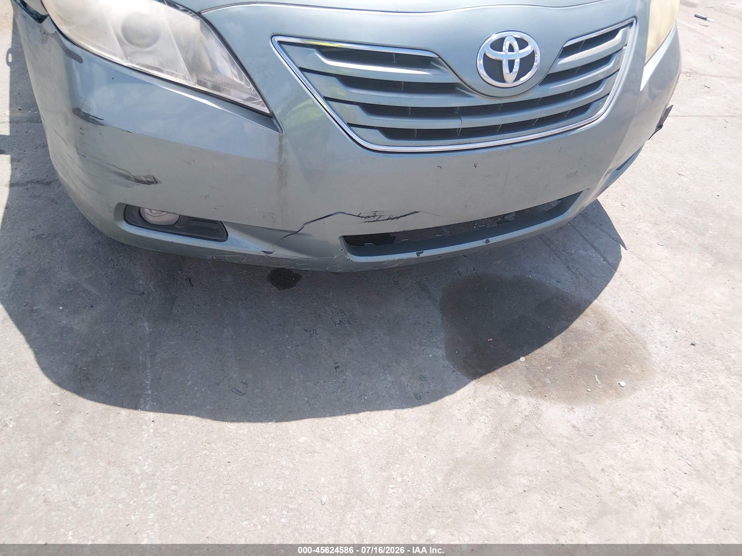 2007 Toyota Camry Xle Teal vin: JTNBE46K873088679