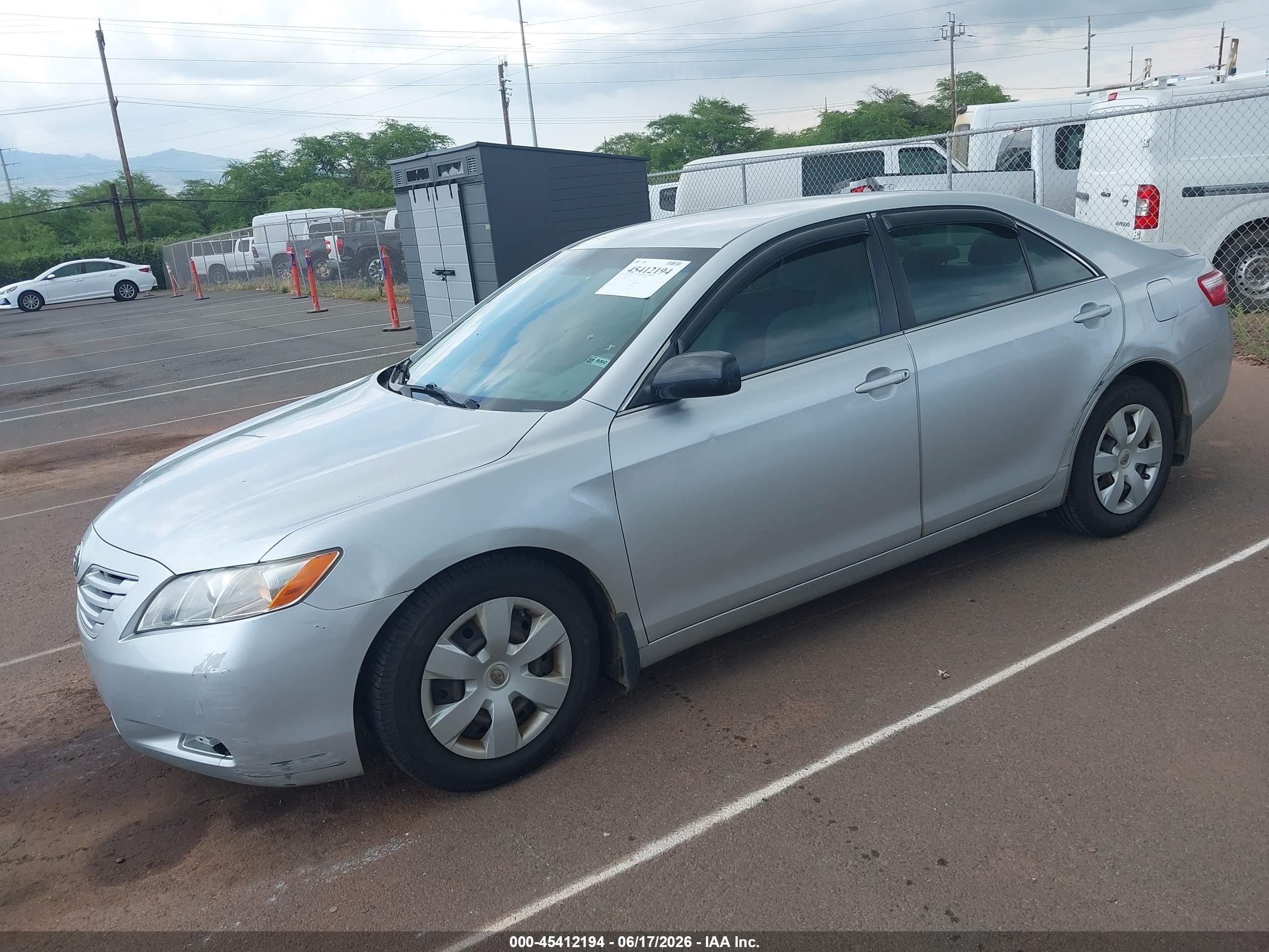 2007 Toyota Camry Ce/le/se/xle Silver vin: JTNBE46K873118974