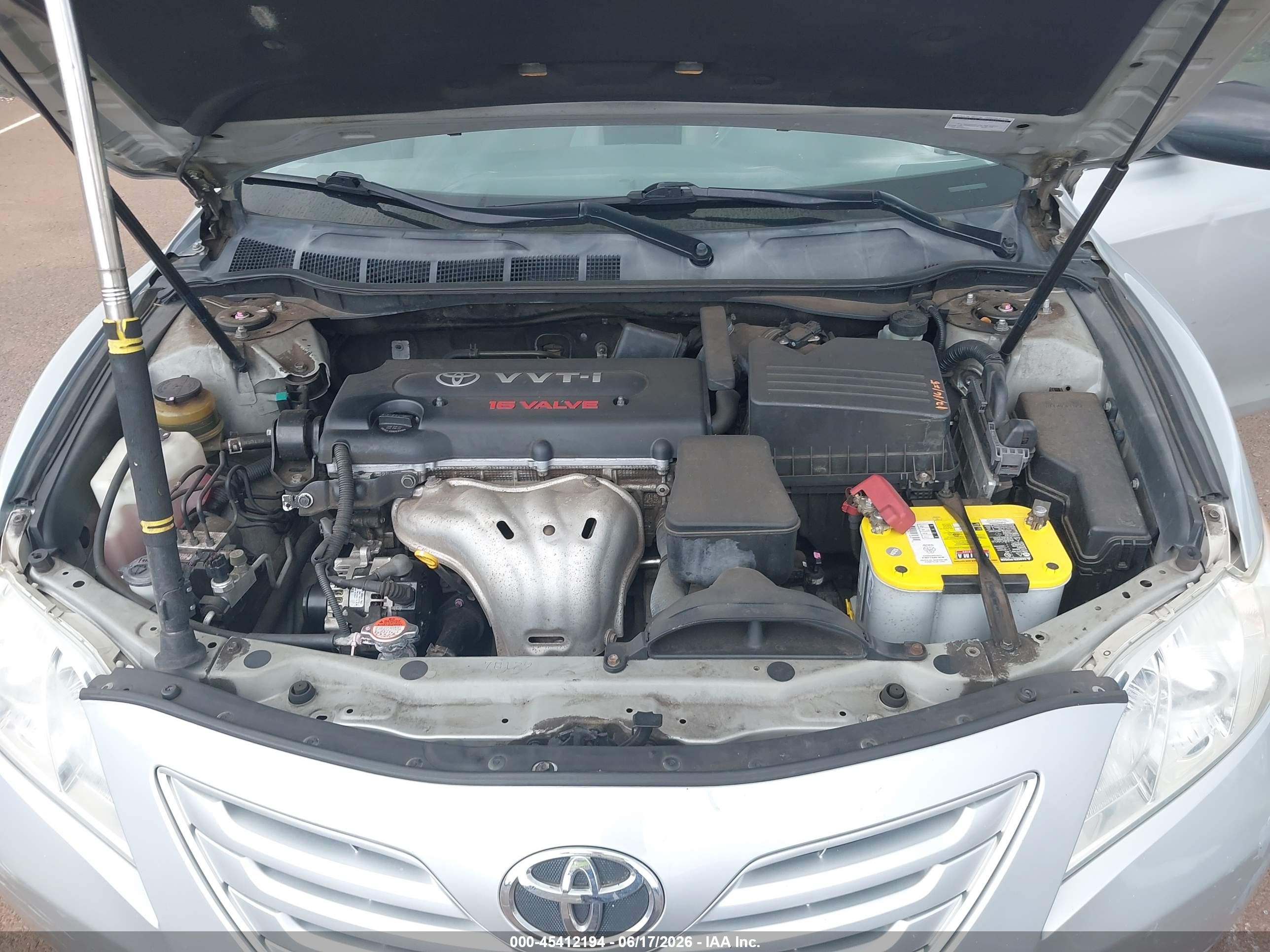 2007 Toyota Camry Ce/le/se/xle Silver vin: JTNBE46K873118974