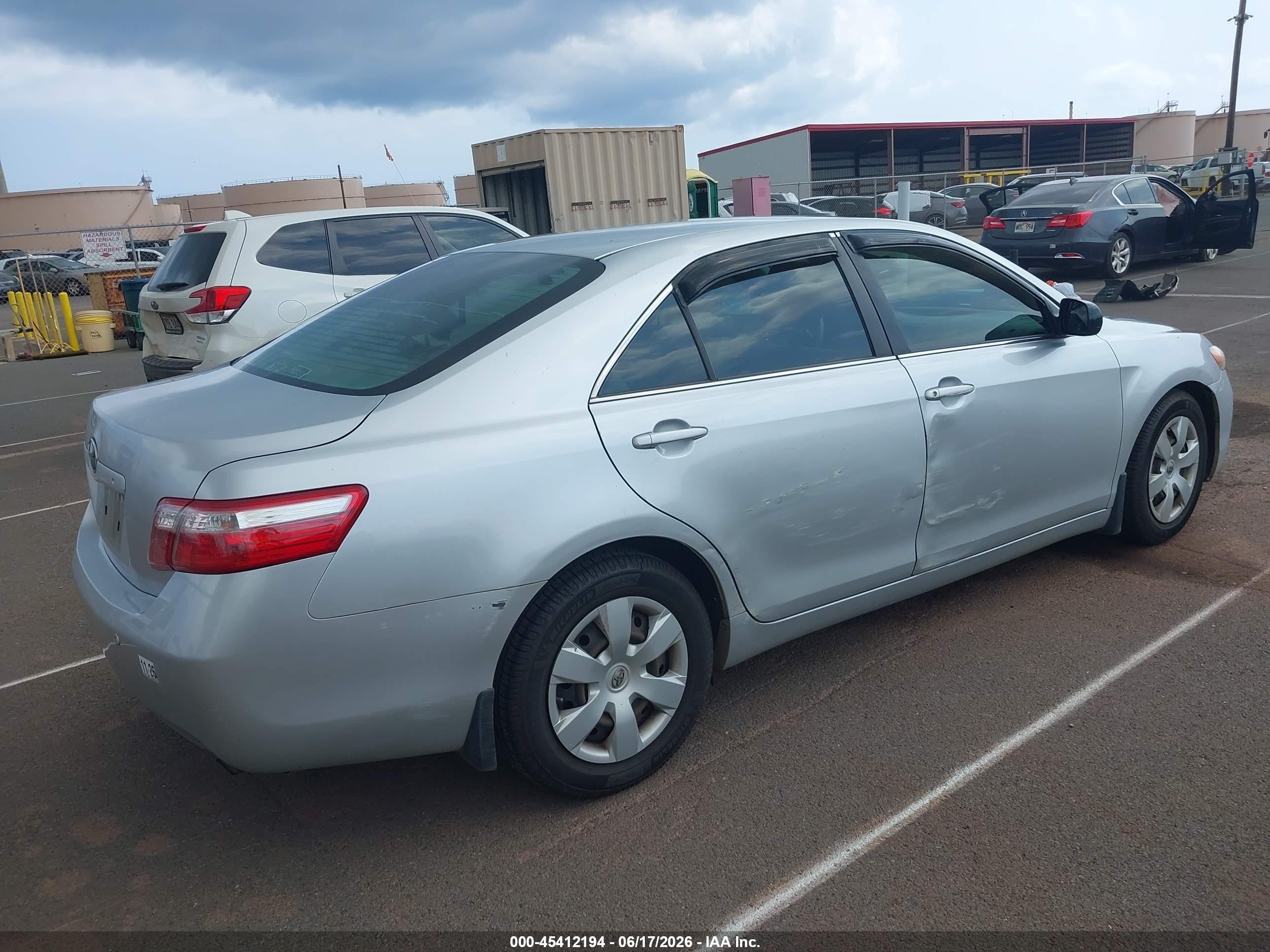 2007 Toyota Camry Ce/le/se/xle Silver vin: JTNBE46K873118974
