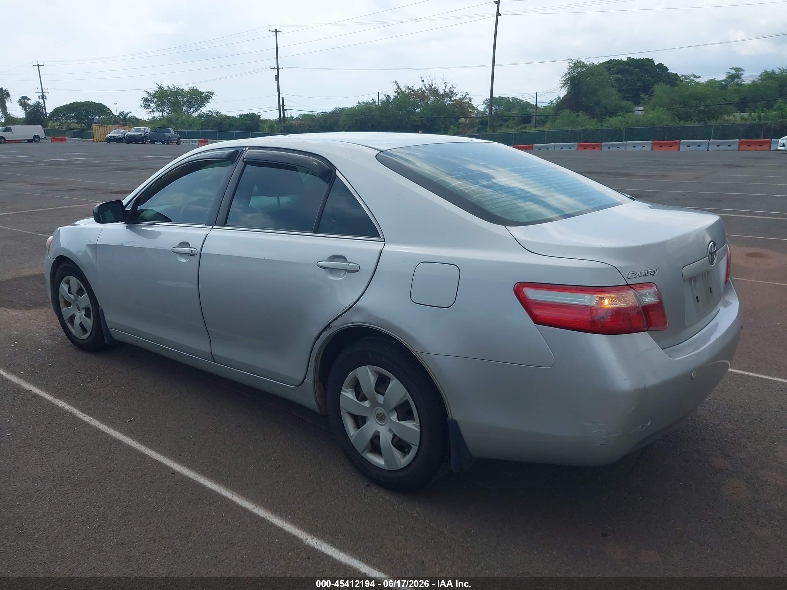 2007 Toyota Camry Ce/le/se/xle Silver vin: JTNBE46K873118974