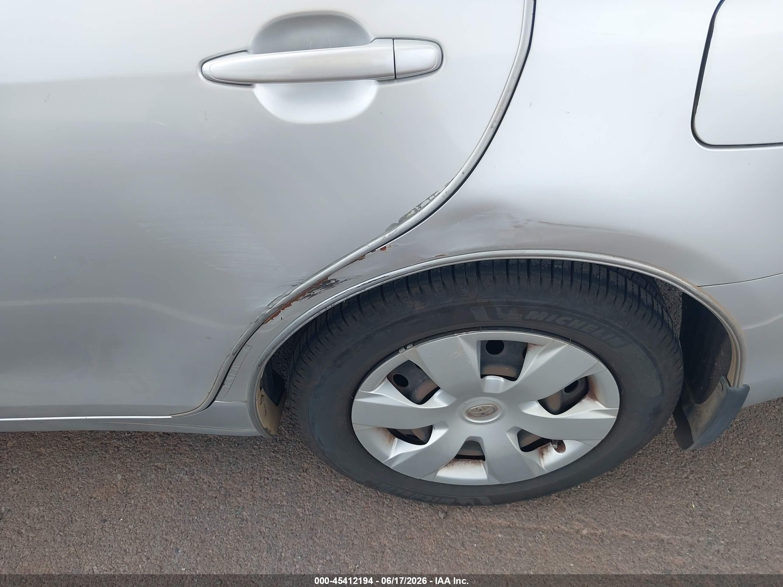 2007 Toyota Camry Ce/le/se/xle Silver vin: JTNBE46K873118974