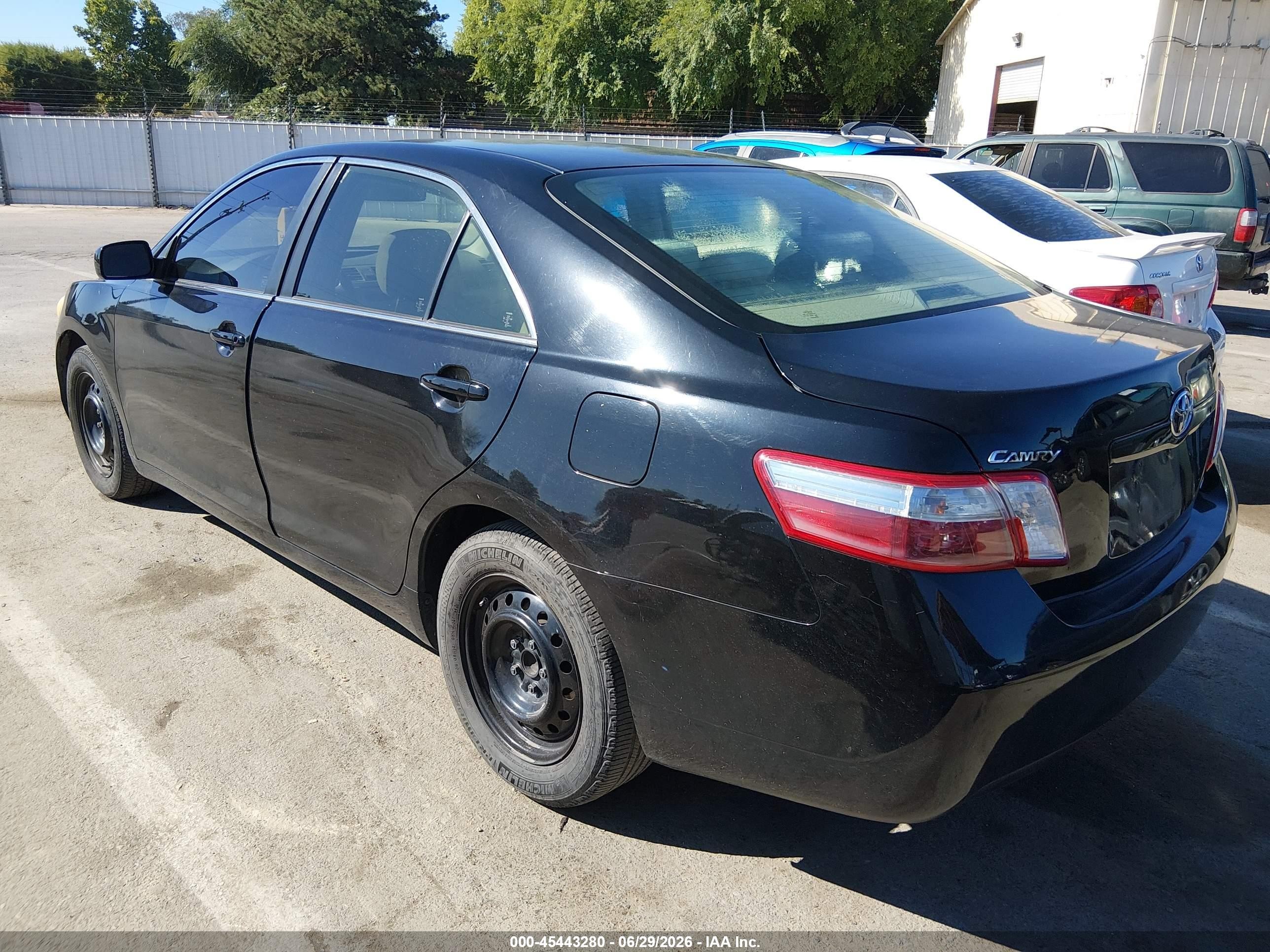 2009 Toyota Camry Le/se/xle Black vin: JTNBE46K893193208