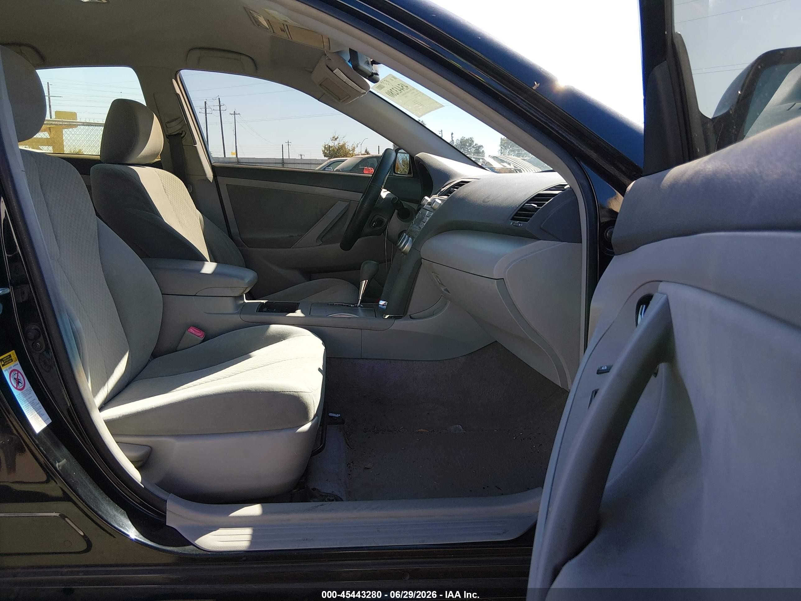 2009 Toyota Camry Le/se/xle Black vin: JTNBE46K893193208