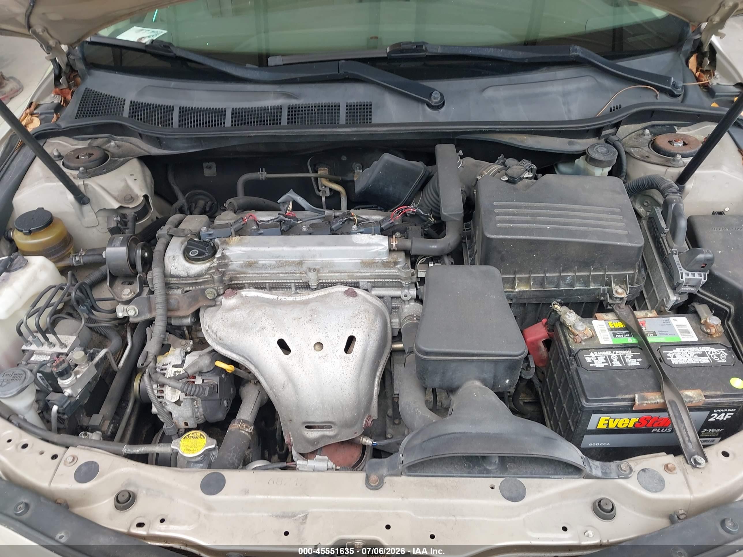 2007 Toyota Camry Le Tan vin: JTNBE46K973073236