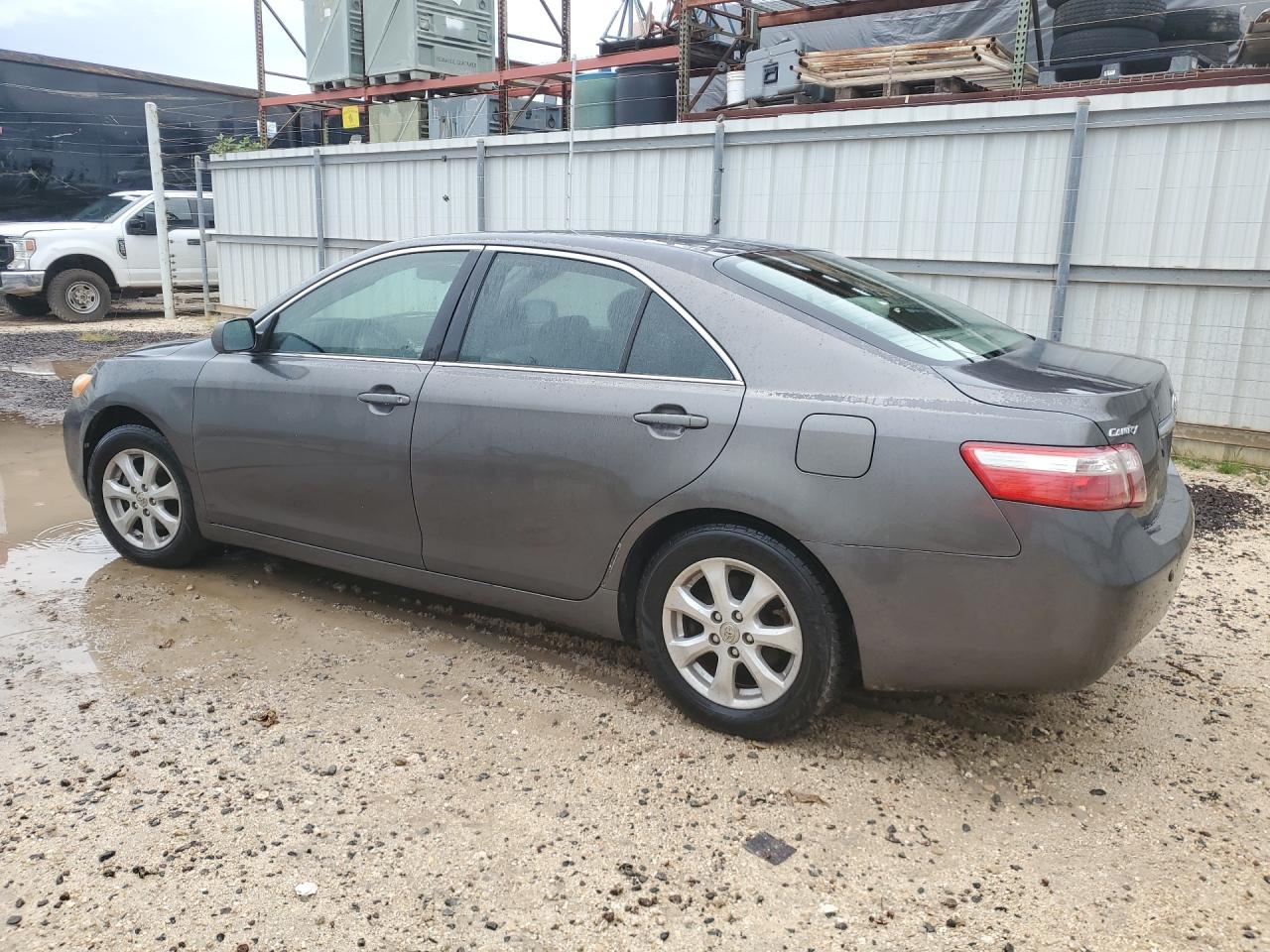 2007 Toyota Camry Ce Charcoal vin: JTNBE46K973074418 Damage: Left Front Door, Peeling, > 12 Inches