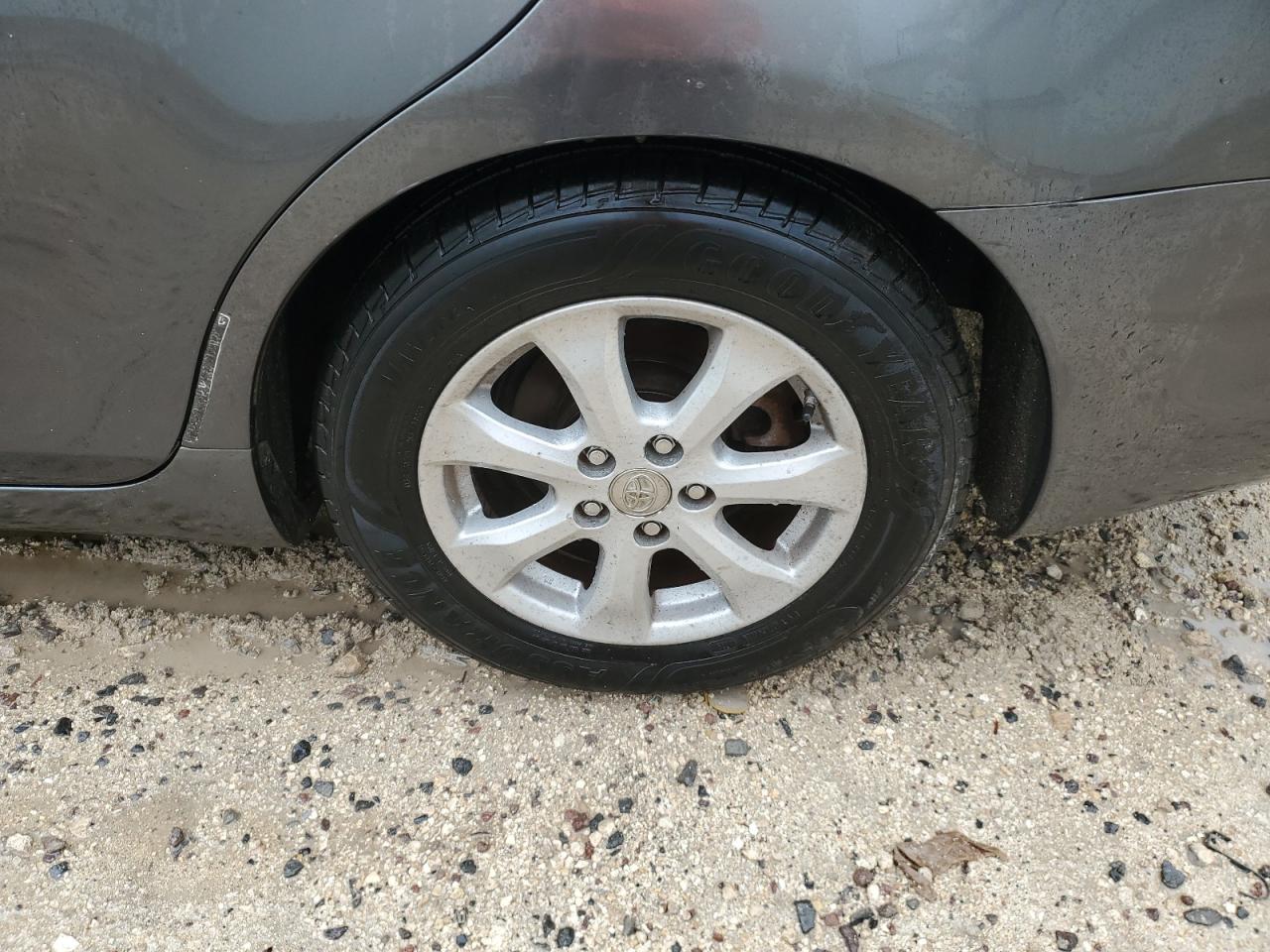 2007 Toyota Camry Ce Charcoal vin: JTNBE46K973074418 Damage: Left Rear Wheel, Curb Rash, 2 To 3 Inches