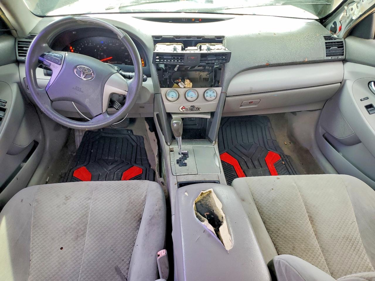 2007 Toyota Camry Ce Black vin: JTNBE46K973083412
