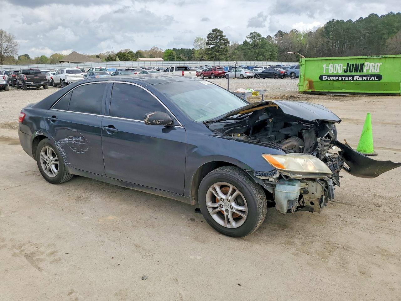 2007 Toyota Camry Ce Black vin: JTNBE46K973083412
