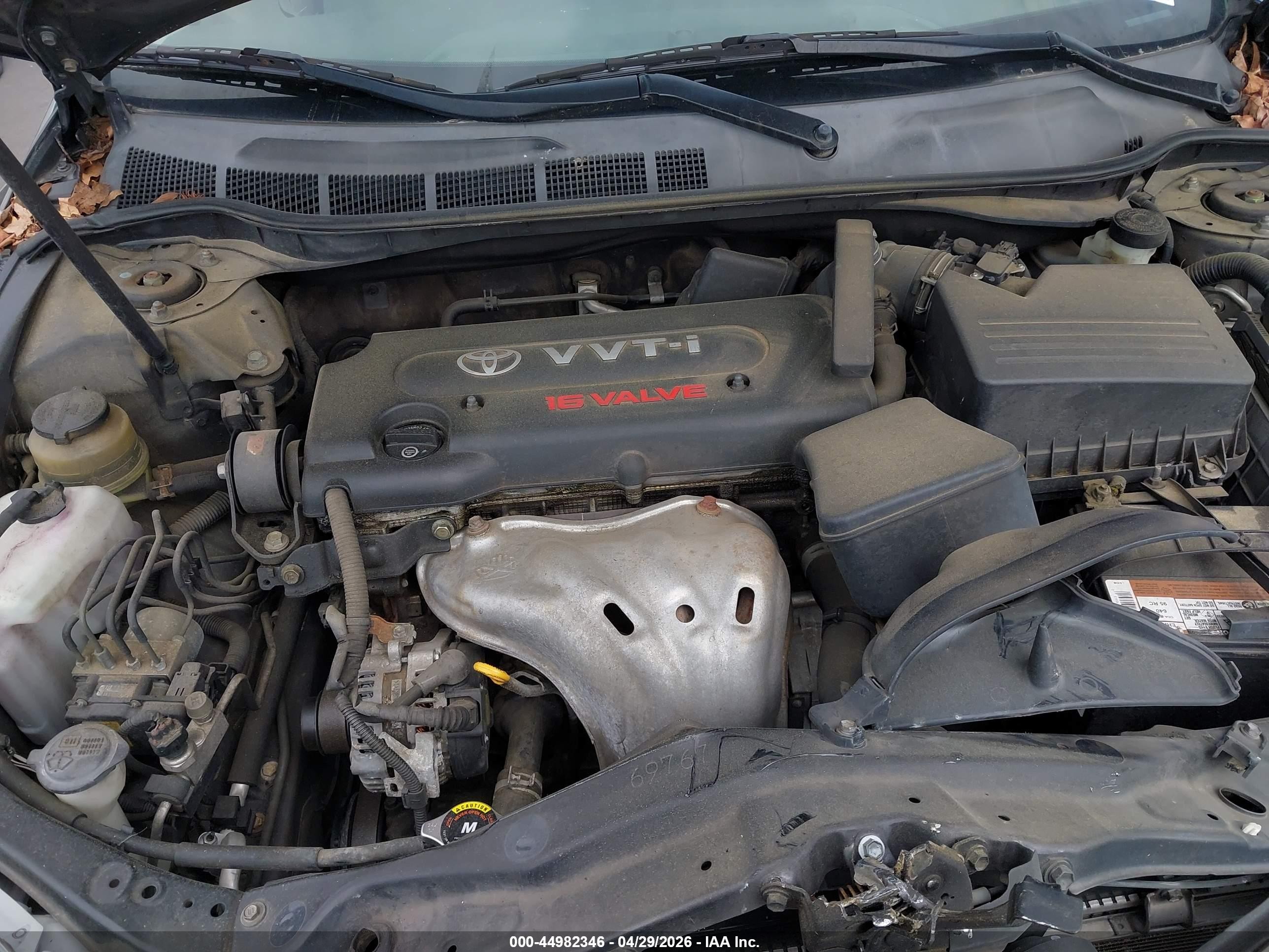 2007 Toyota Camry Le Green vin: JTNBE46K973123651