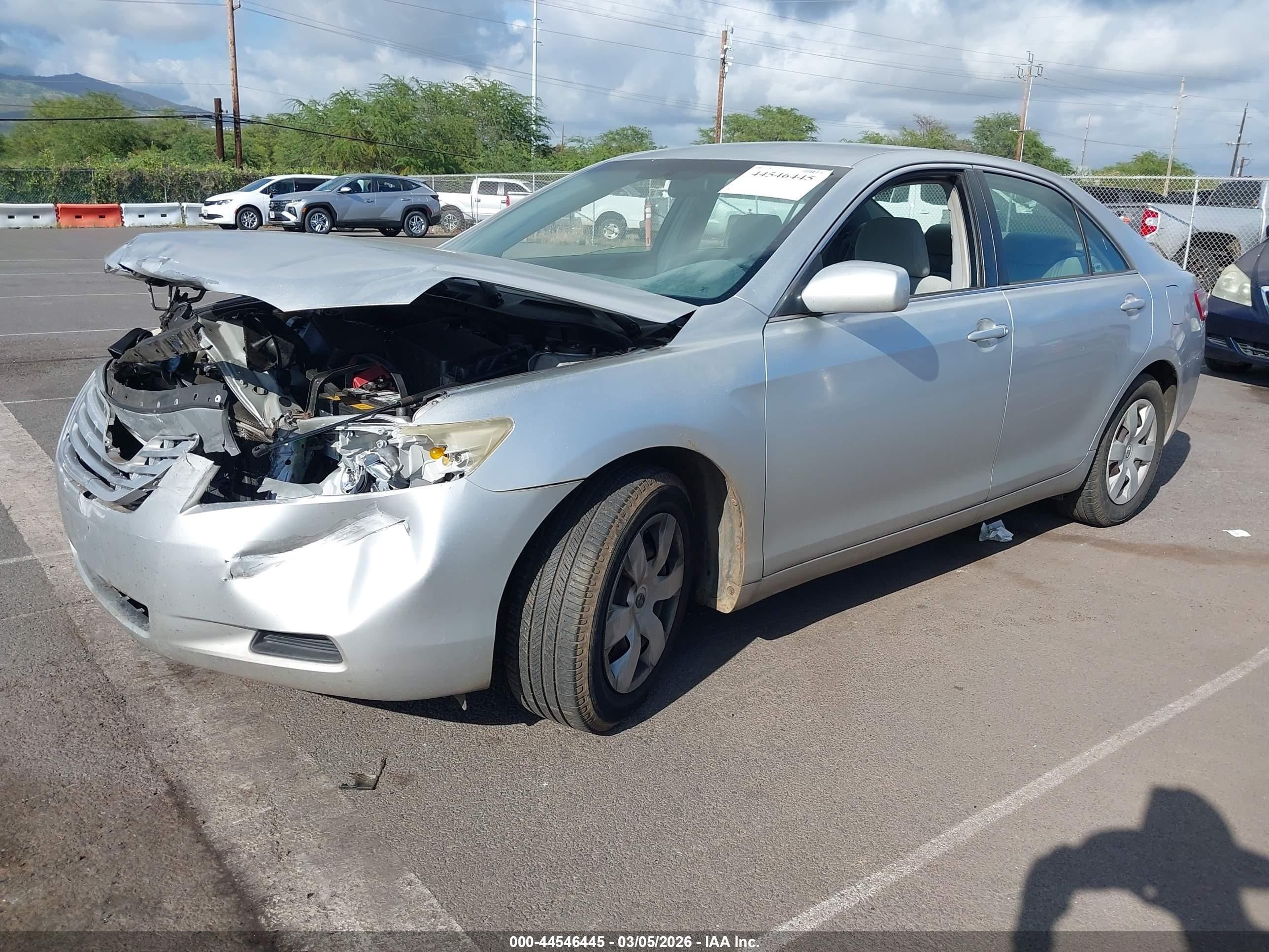 2009 Toyota Camry Le/se/xle Silver vin: JTNBE46K993162002
