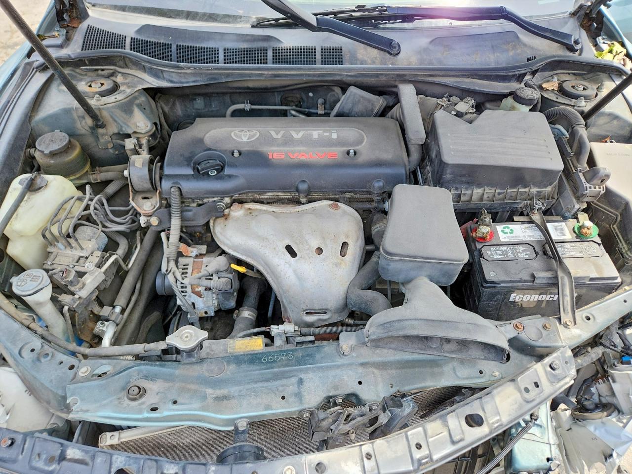 2007 Toyota Camry Le Turquoise vin: JTNBE46KX73000845