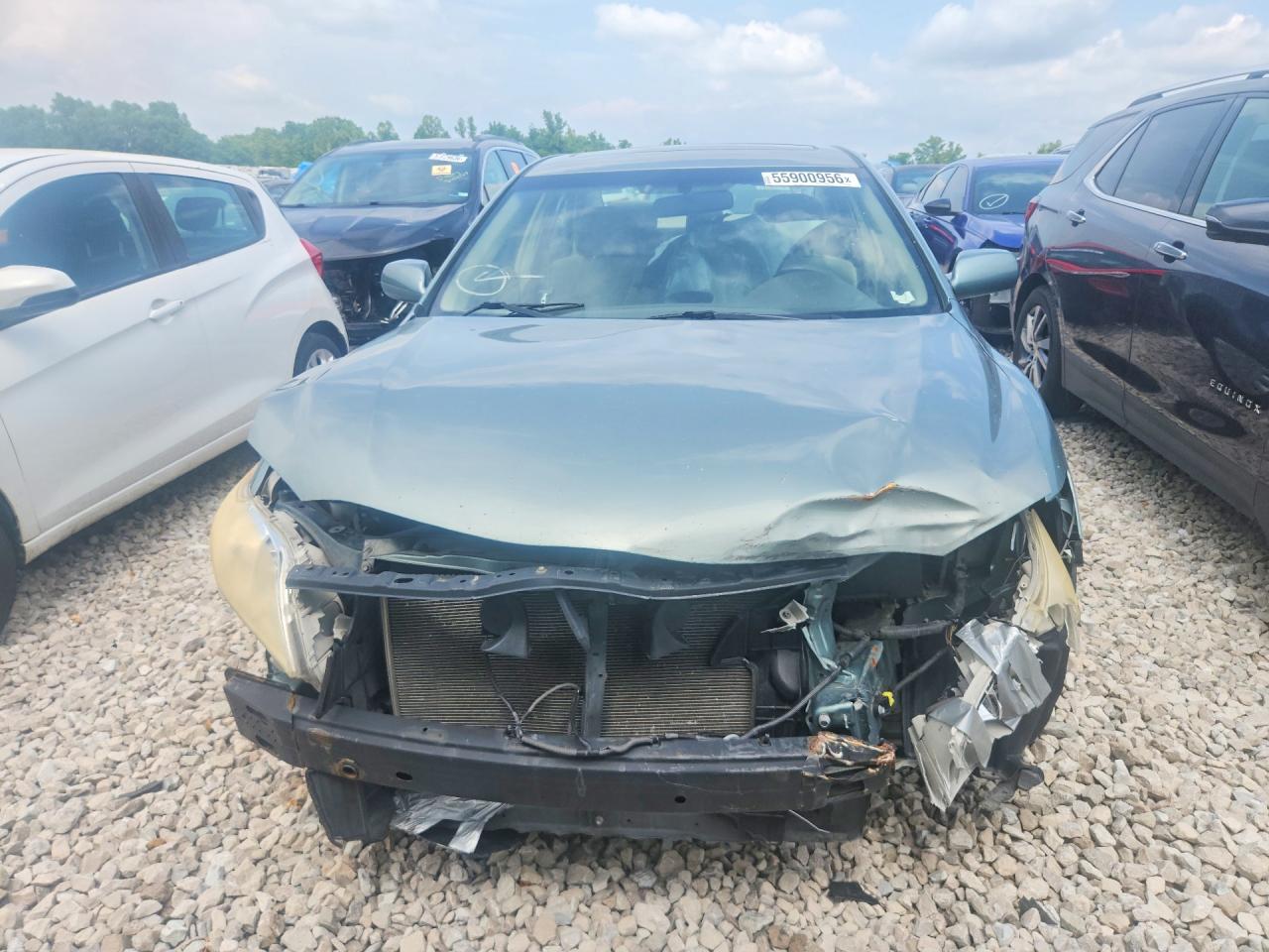 2007 Toyota Camry Le Turquoise vin: JTNBE46KX73000845
