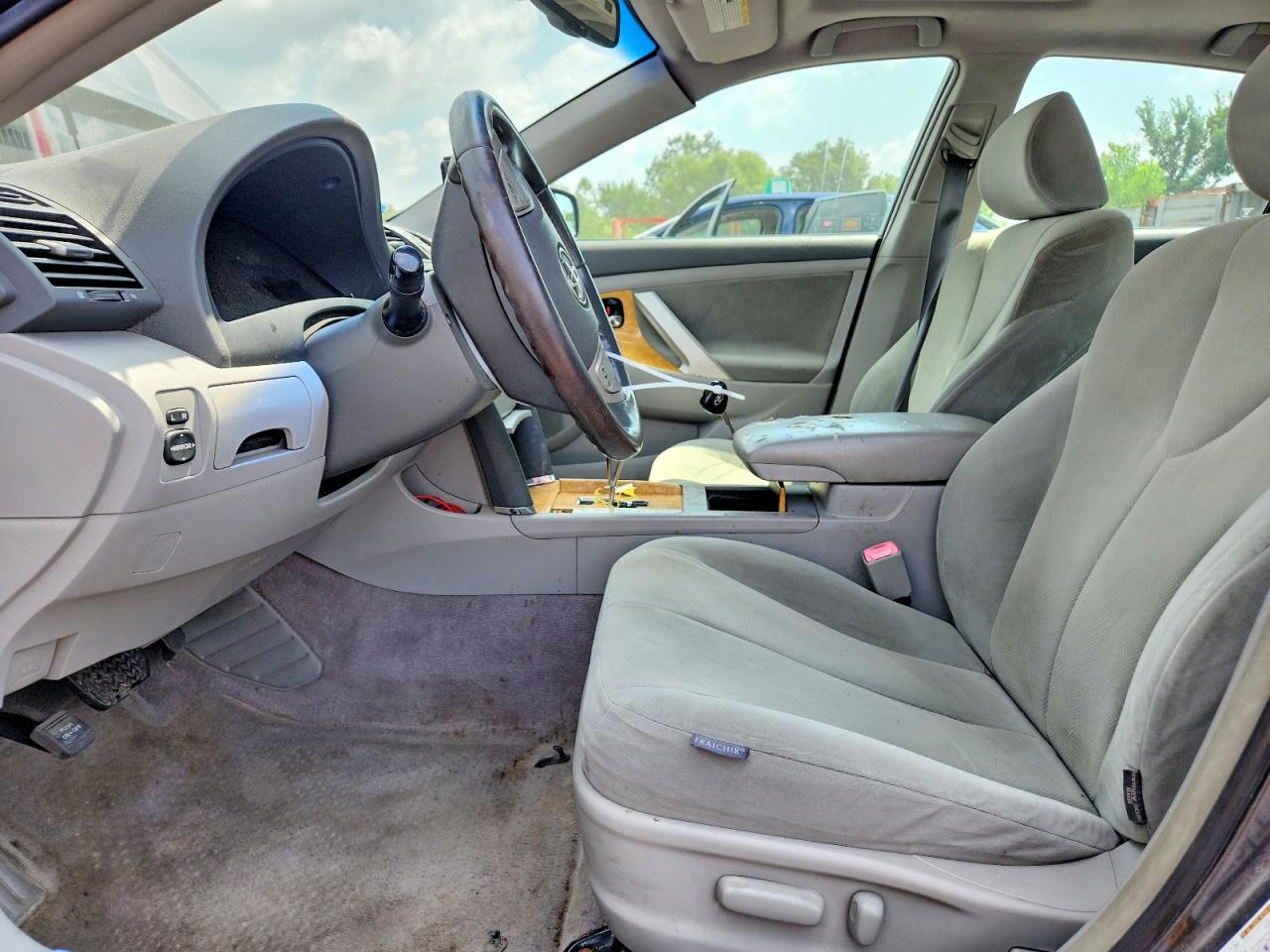 2007 Toyota Camry Xle Gray vin: JTNBE46KX73009013