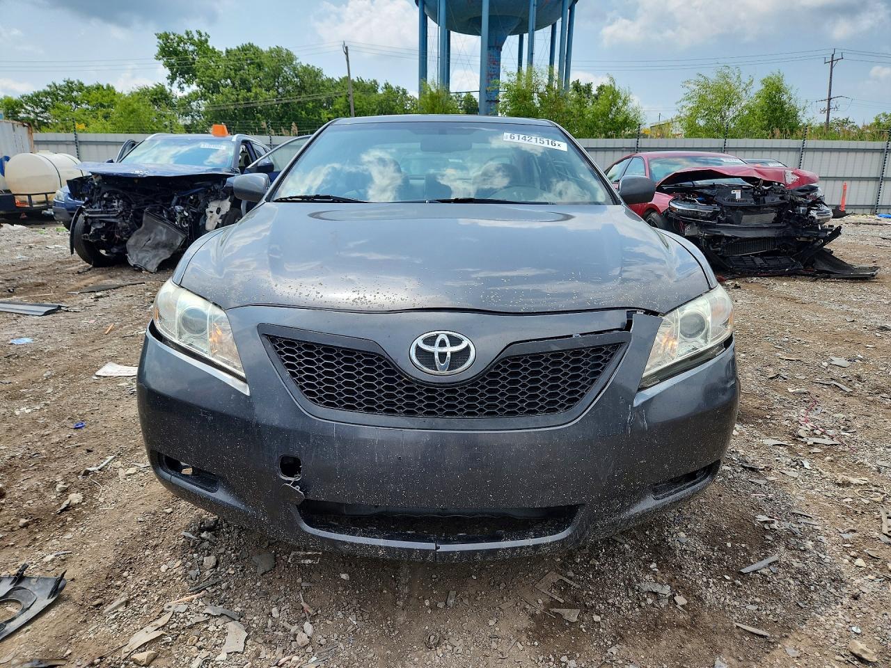 2007 Toyota Camry Xle Gray vin: JTNBE46KX73009013
