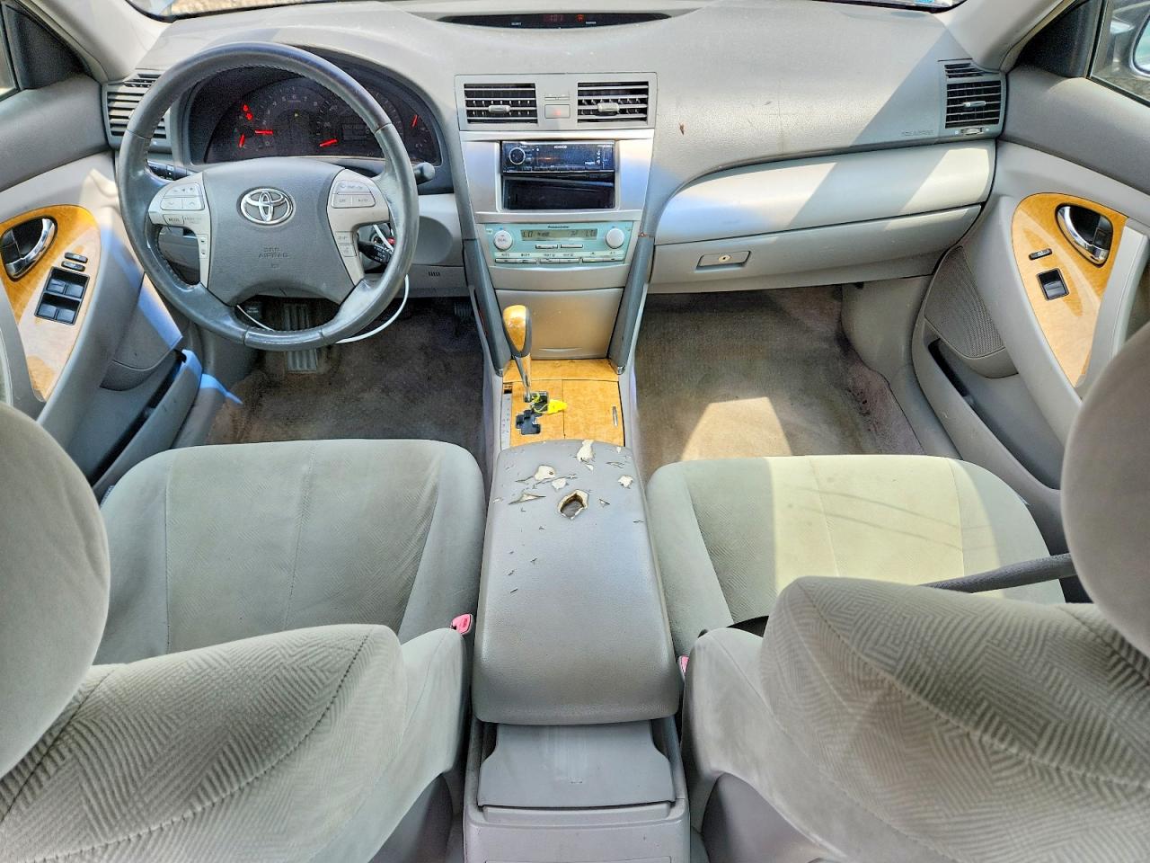 2007 Toyota Camry Xle Gray vin: JTNBE46KX73009013