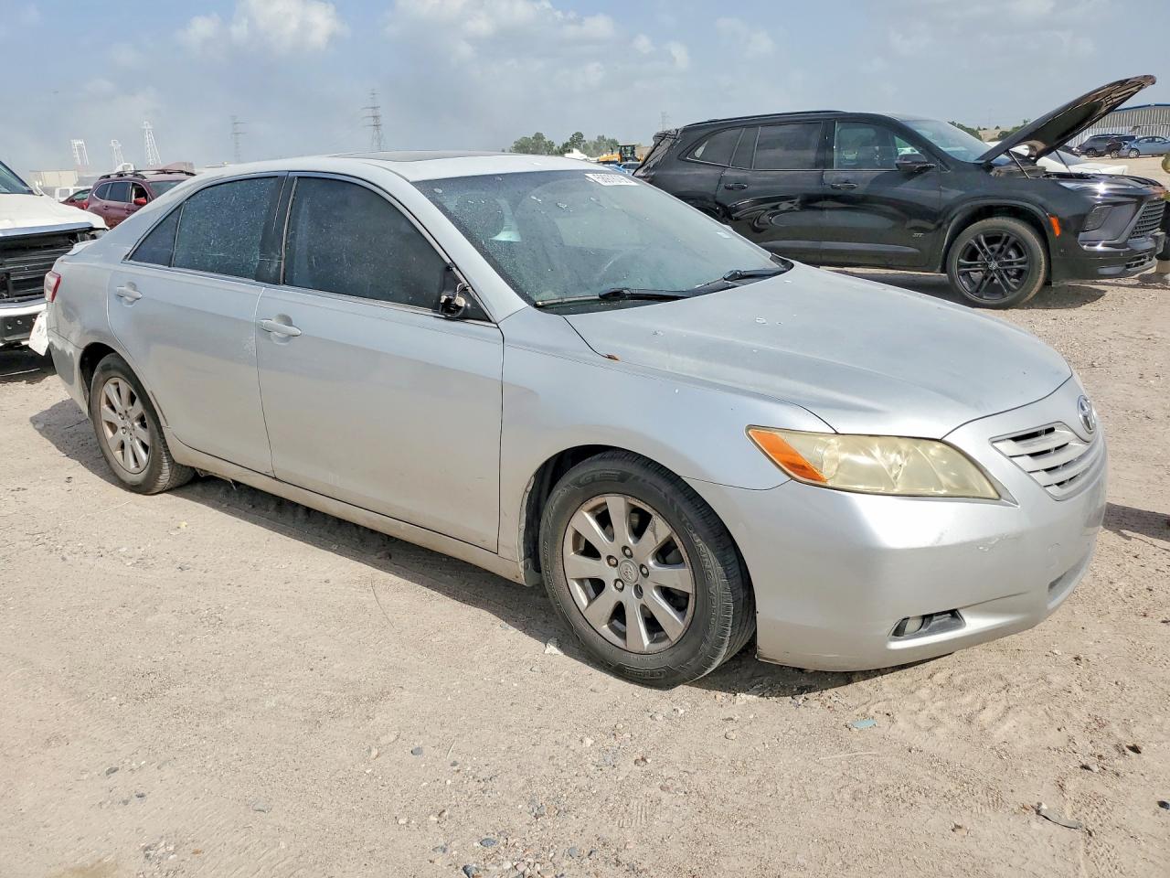 2007 Toyota Camry Xle Silver vin: JTNBE46KX73046241