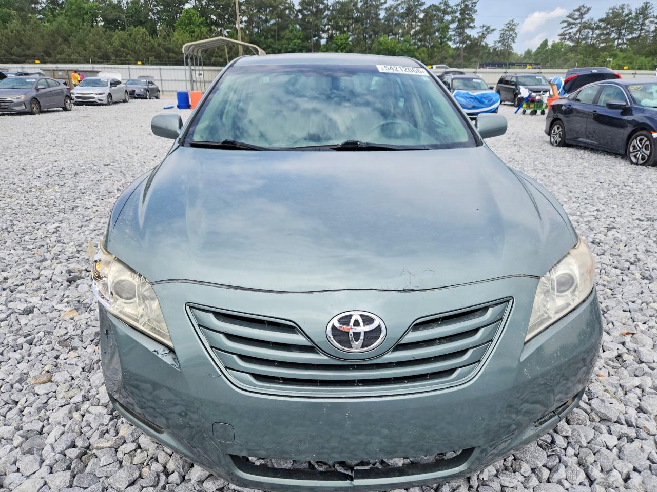 2007 Toyota Camry Xle Teal vin: JTNBE46KX73069812