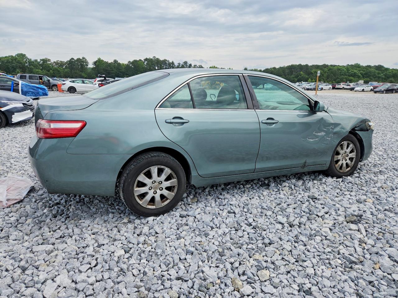 2007 Toyota Camry Xle Teal vin: JTNBE46KX73069812