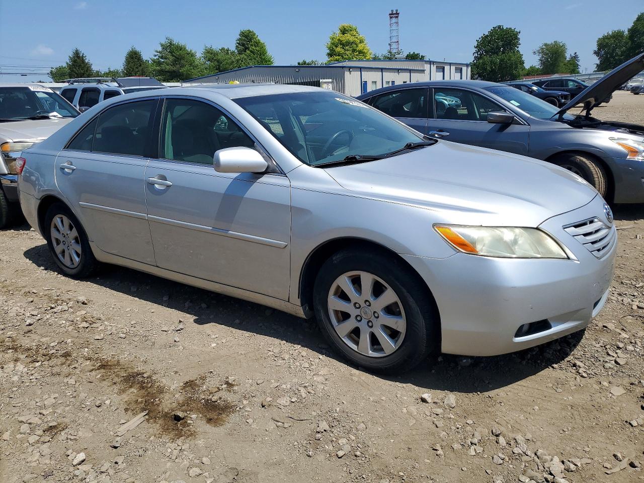 2007 Toyota Camry Xle Silver vin: JTNBE46KX73072581