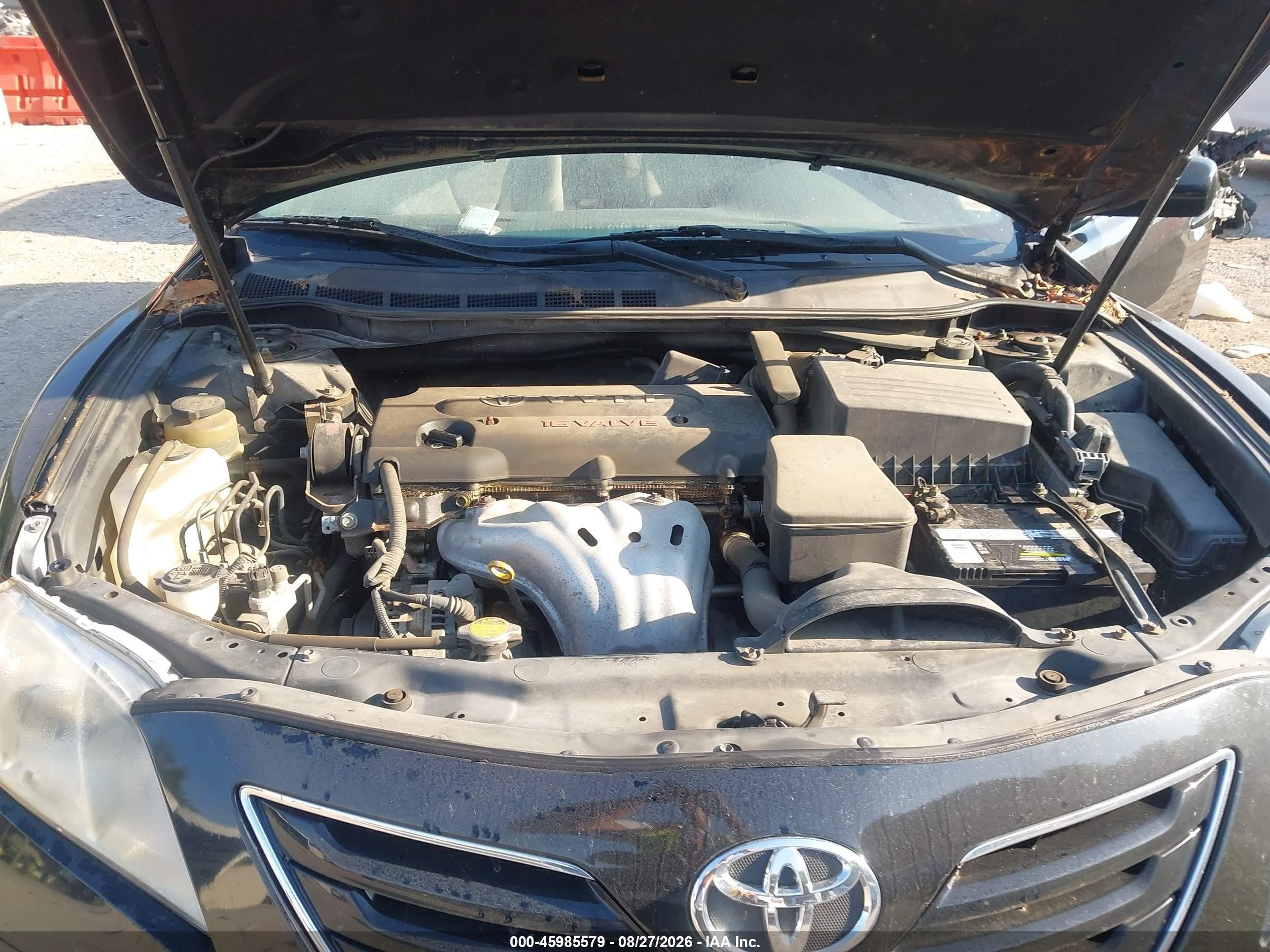 2007 Toyota Camry Xle Черный vin: JTNBE46KX73077327
