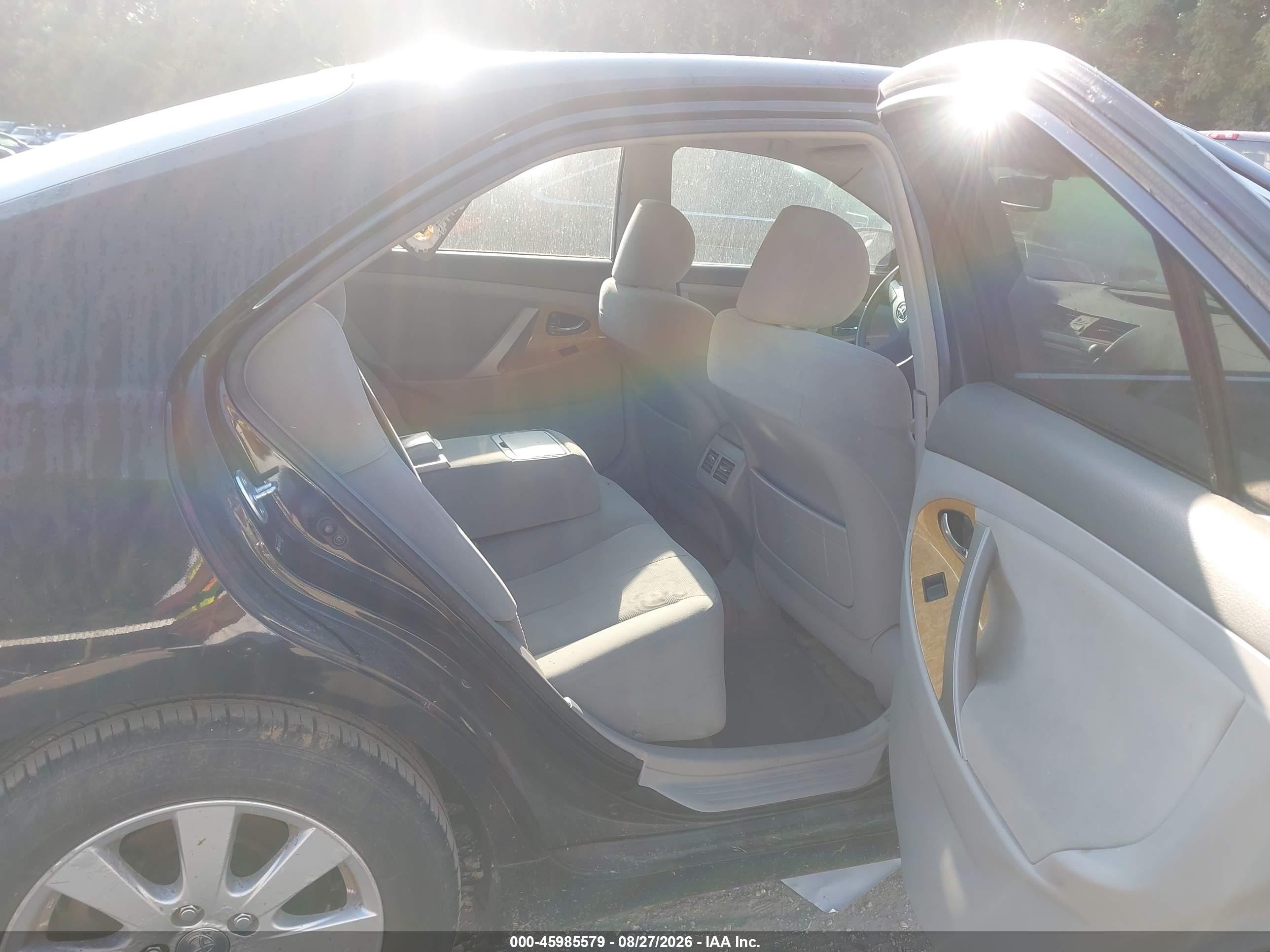 2007 Toyota Camry Xle Черный vin: JTNBE46KX73077327
