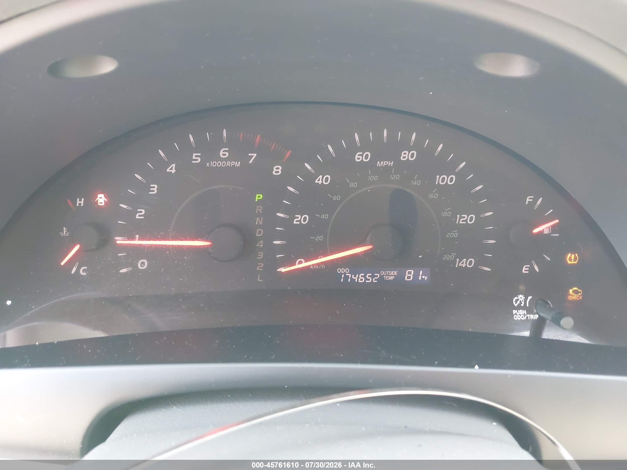 2007 Toyota Camry Le Light Blue vin: JTNBE46KX73080213