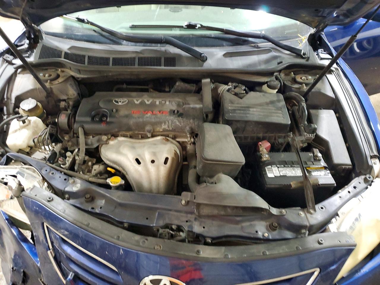 2007 Toyota Camry Xle Blue vin: JTNBE46KX73107099