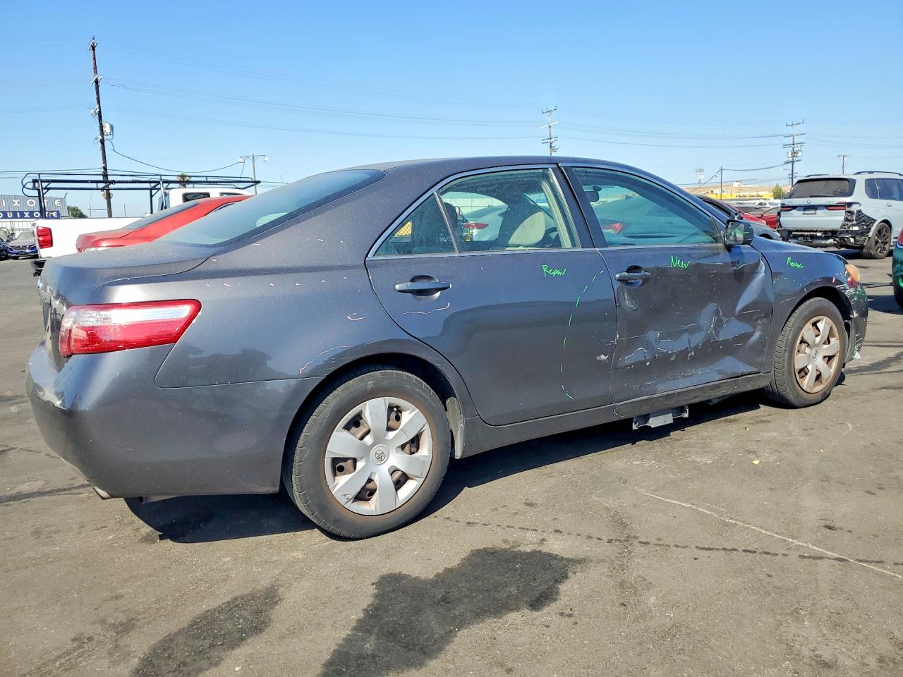 2007 Toyota Camry Le Charcoal vin: JTNBE46KX73118698