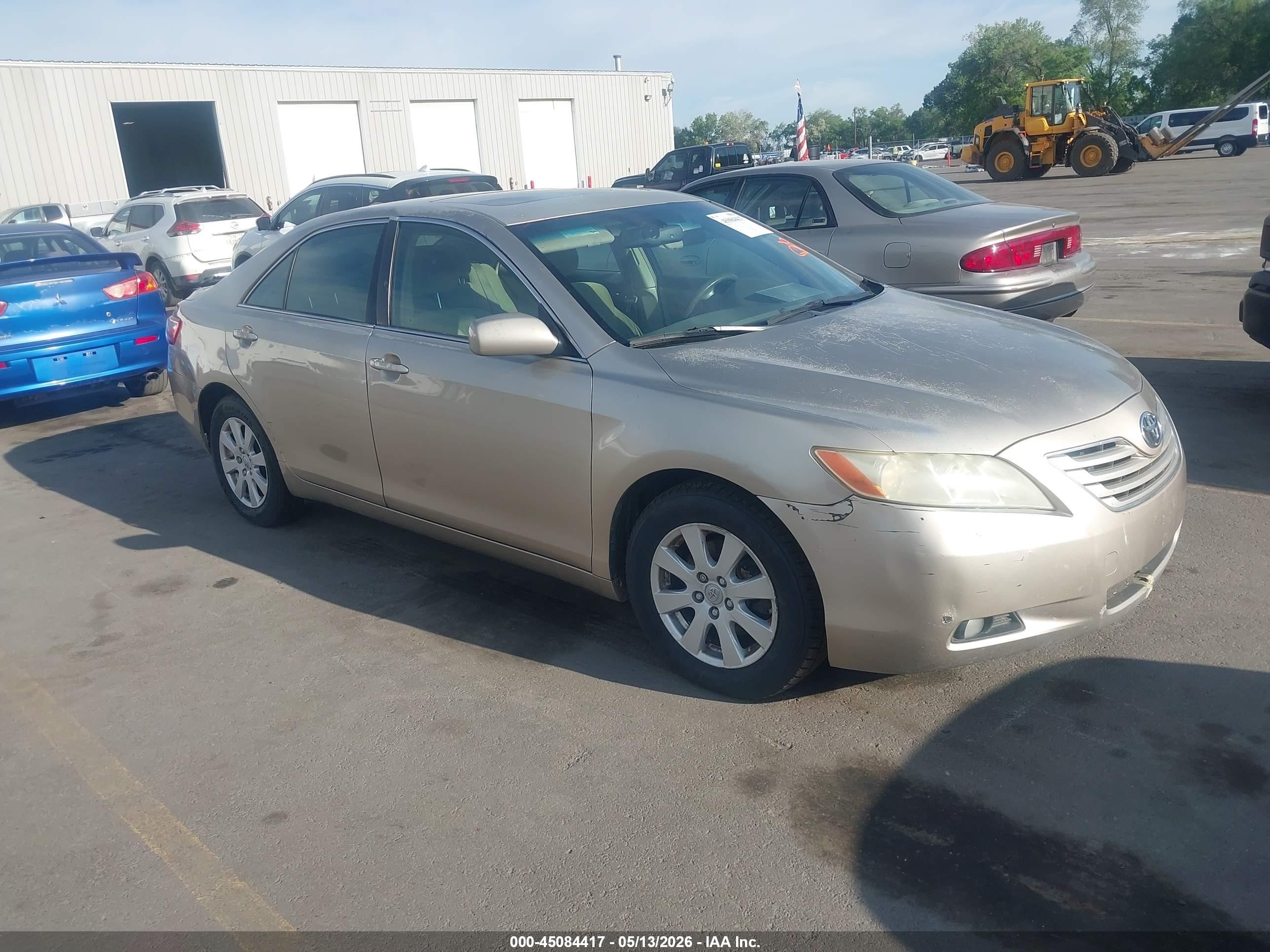 2007 Toyota Camry Xle Brown vin: JTNBE46KX73121424