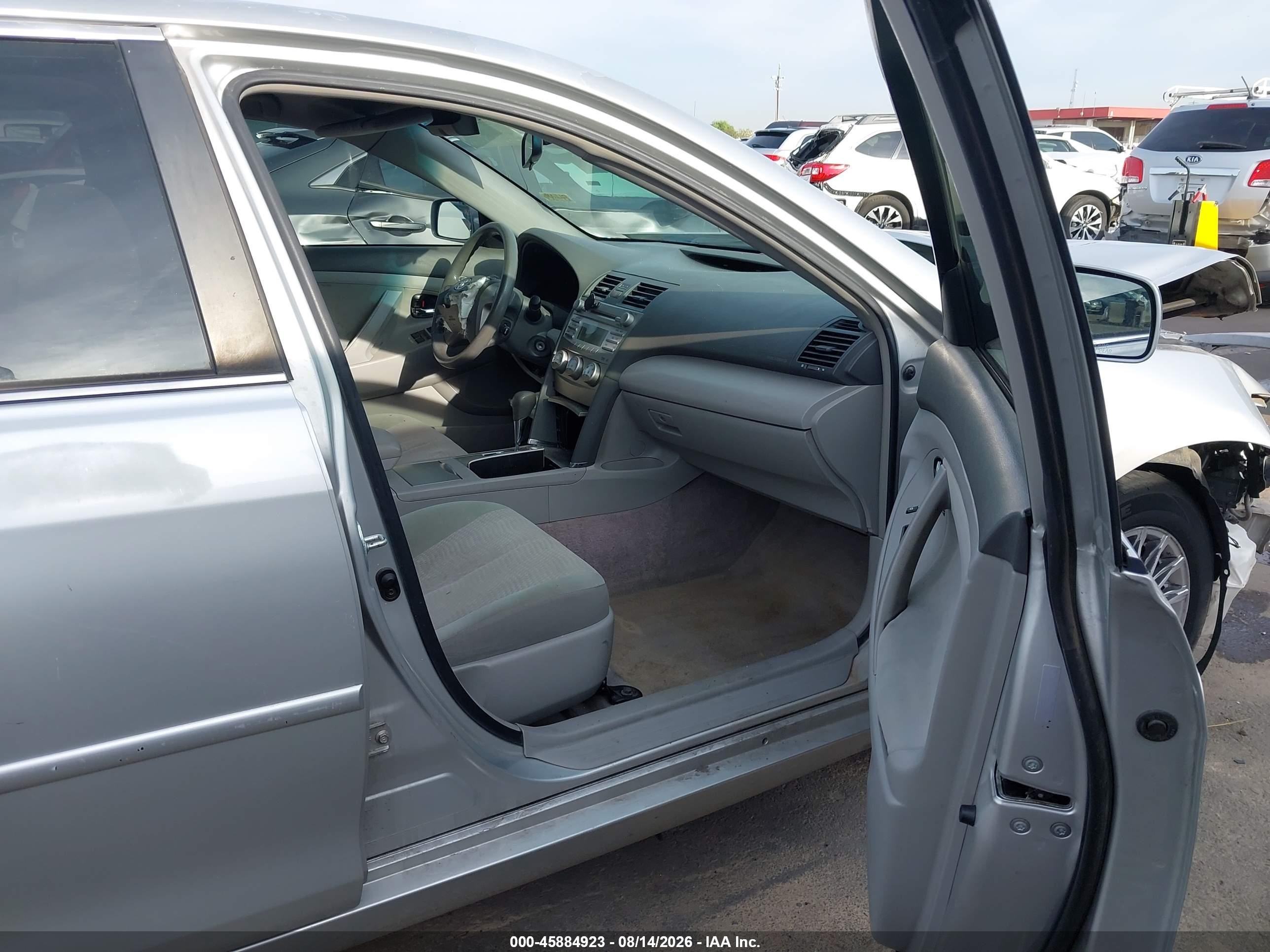 2010 Toyota Camry Le Gray vin: JTNBF3EK9A3004403