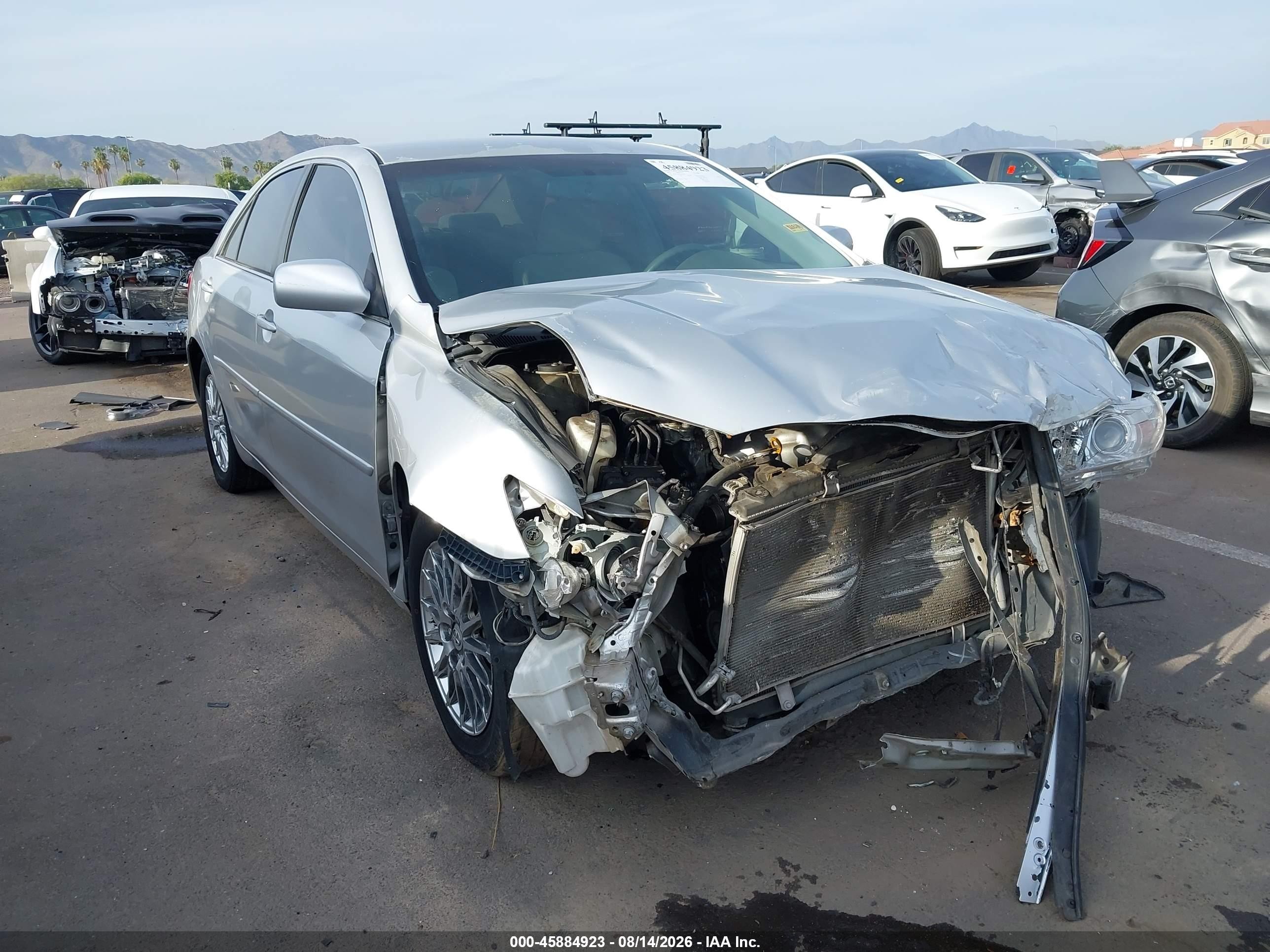 2010 Toyota Camry Le Gray vin: JTNBF3EK9A3004403