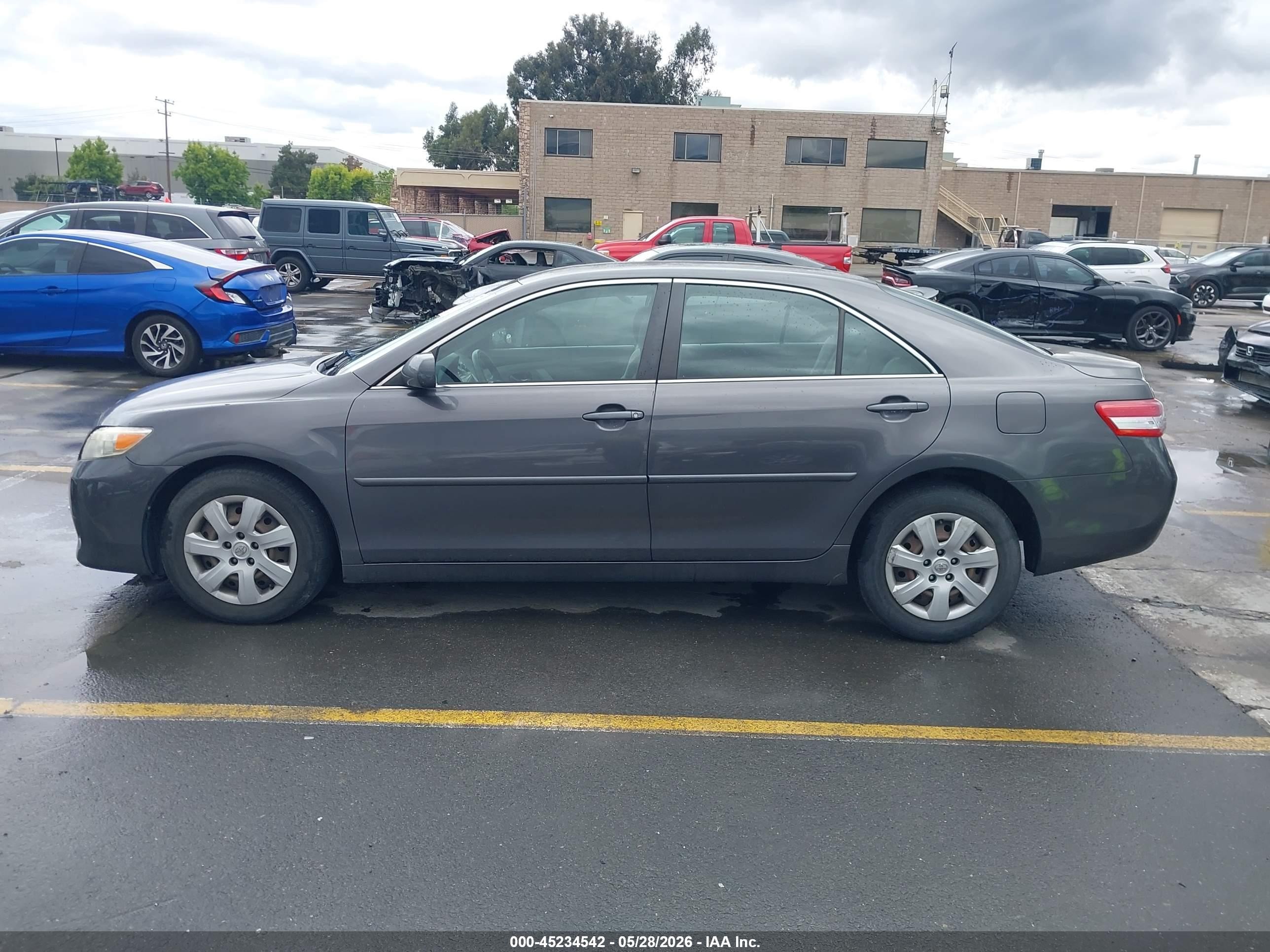 2011 Toyota Camry Le Серый vin: JTNBF3EKXB3010986