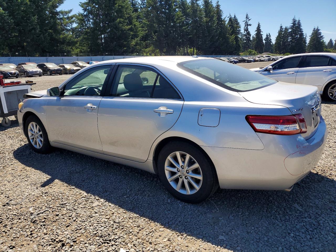 2010 Toyota Camry Xle V6 Silver vin: JTNBK3EK2A3047136
