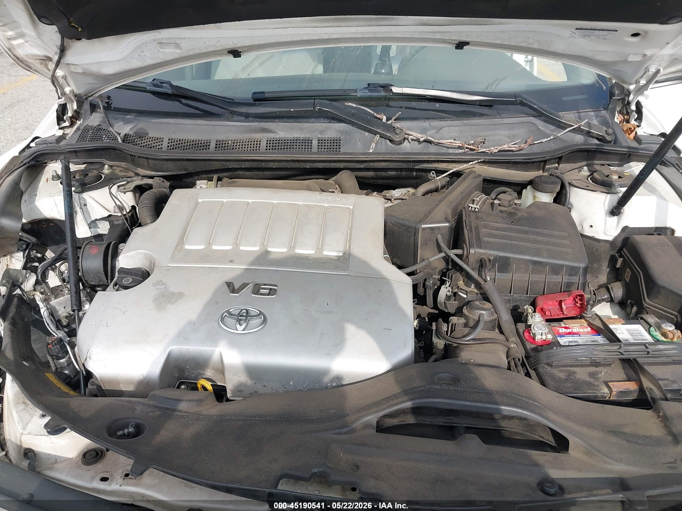2011 Toyota Camry Le V6 White vin: JTNBK3EK3B3050466