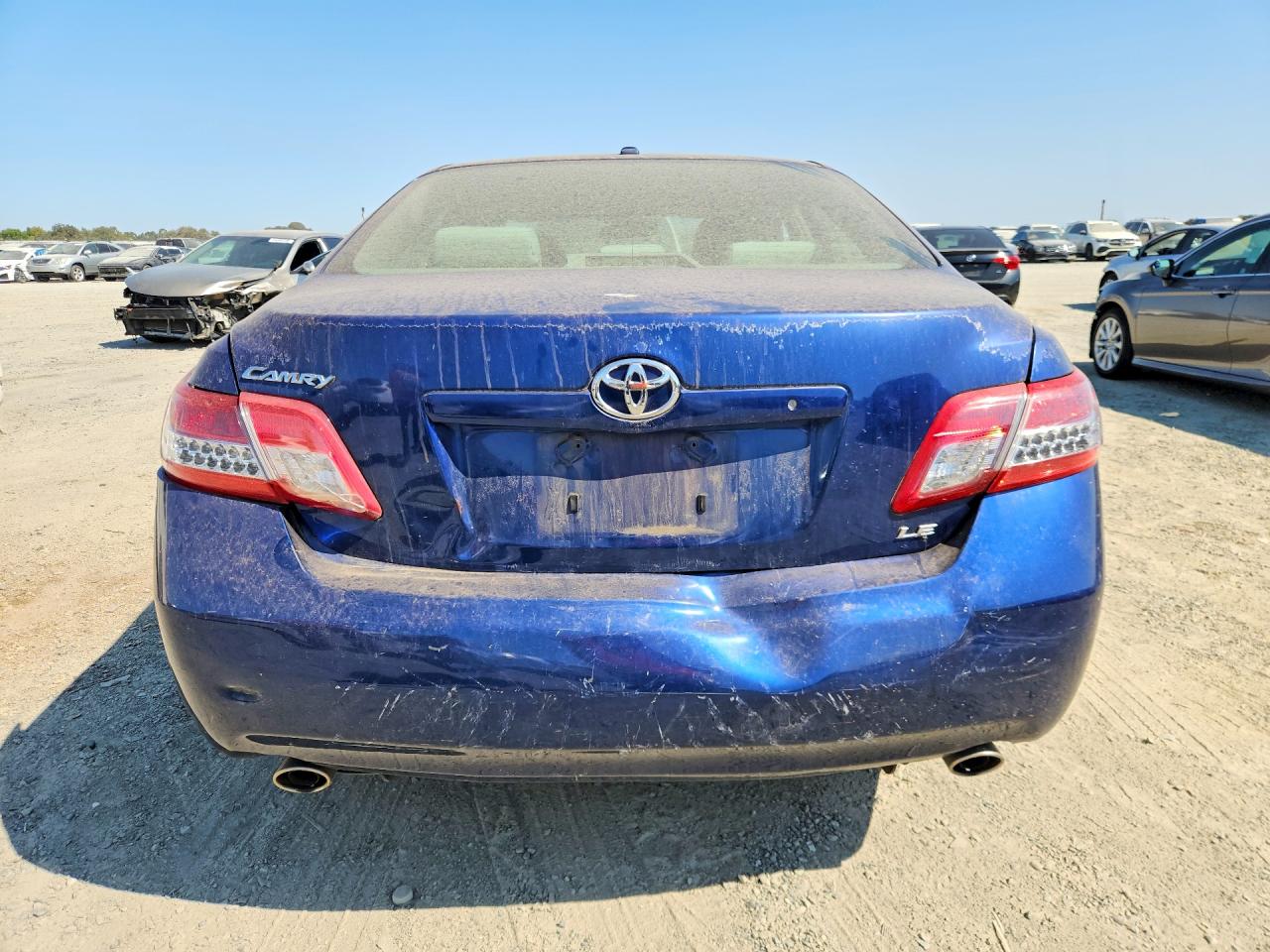 2011 Toyota Camry Le V6 Blue vin: JTNBK3EK3B3051942