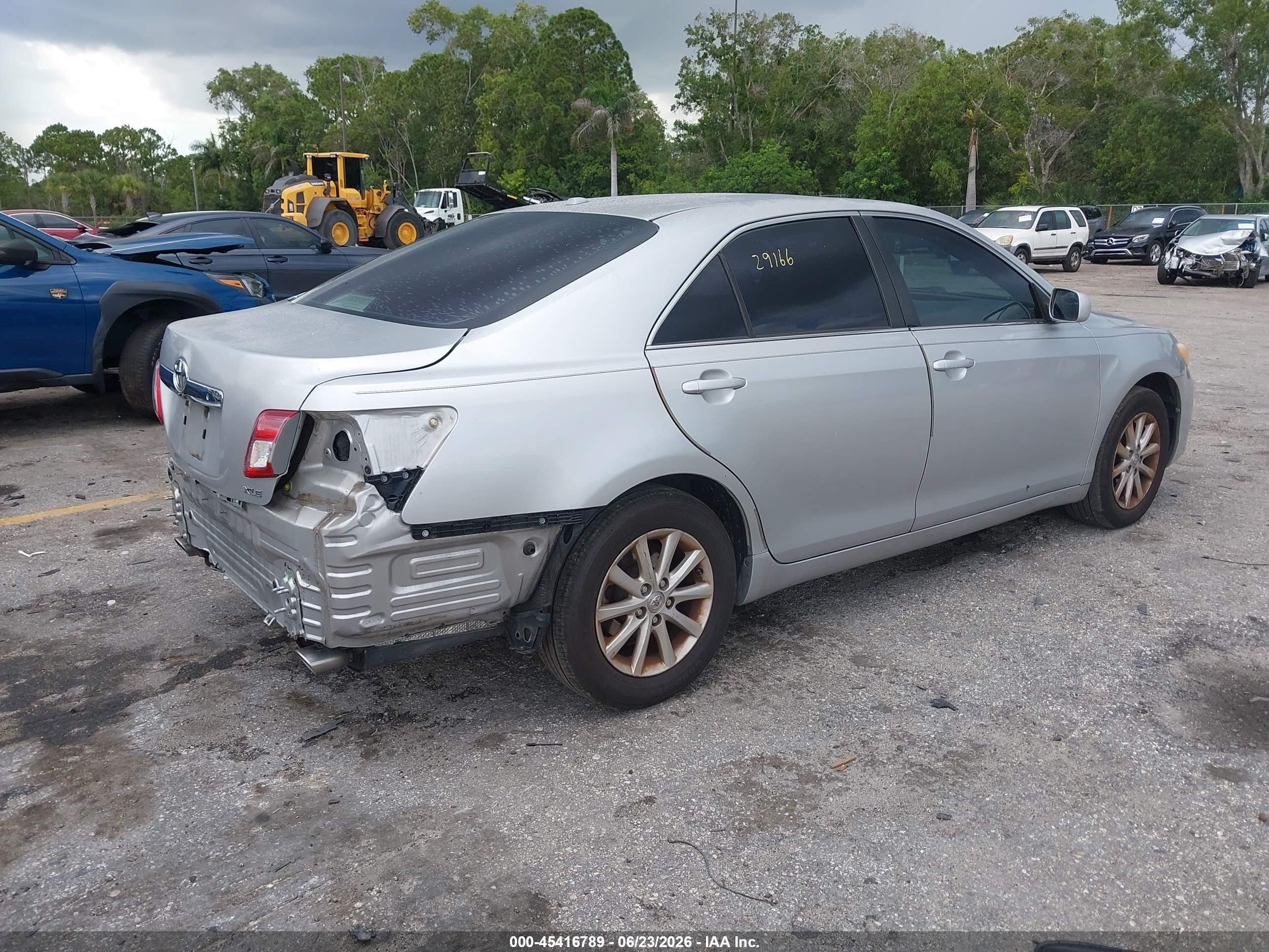 2010 Toyota Camry Xle V6 Серебряный vin: JTNBK3EK5A3046546