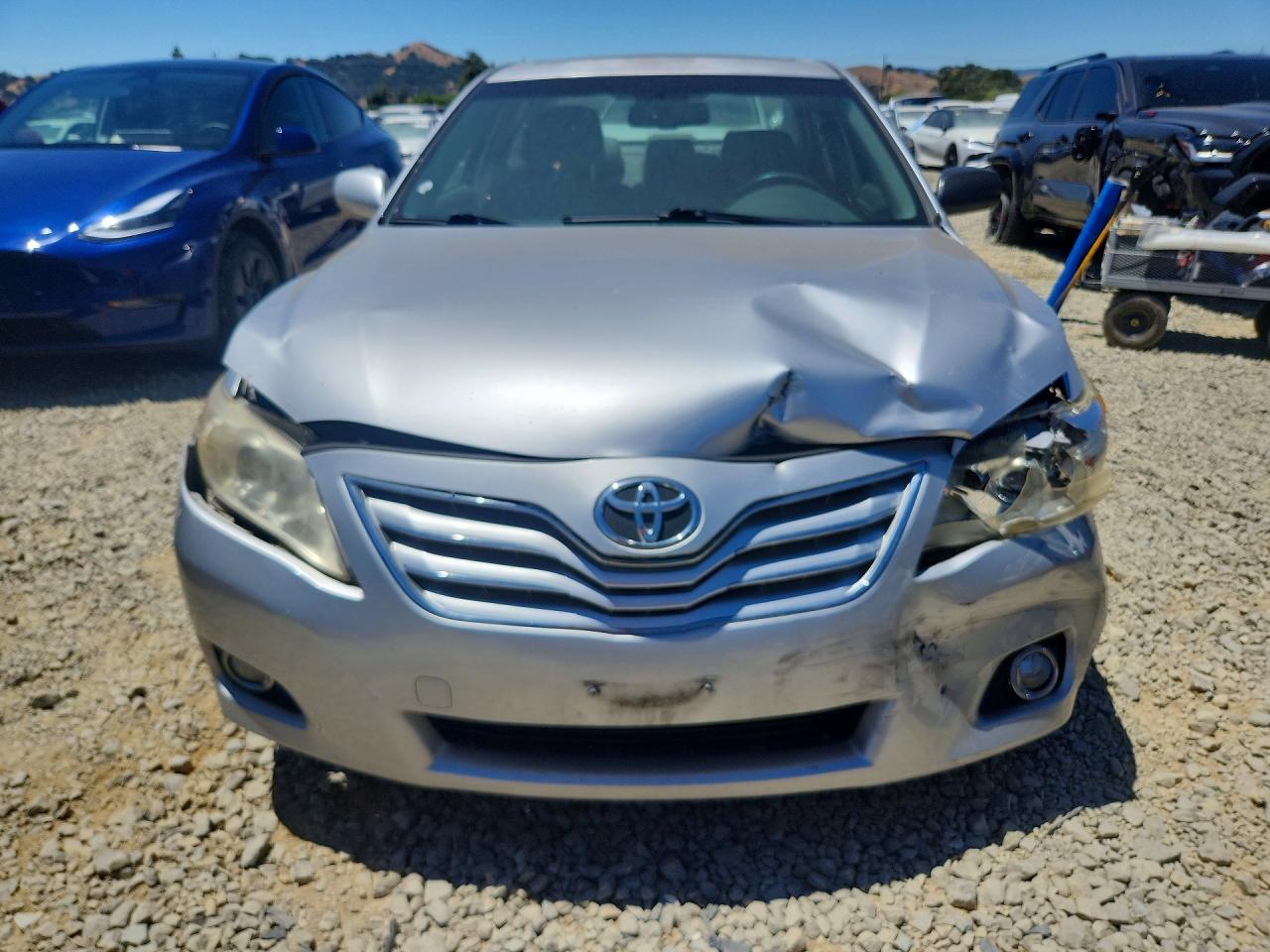 2010 Toyota Camry Xle V6 Silver vin: JTNBK3EK5A3047180