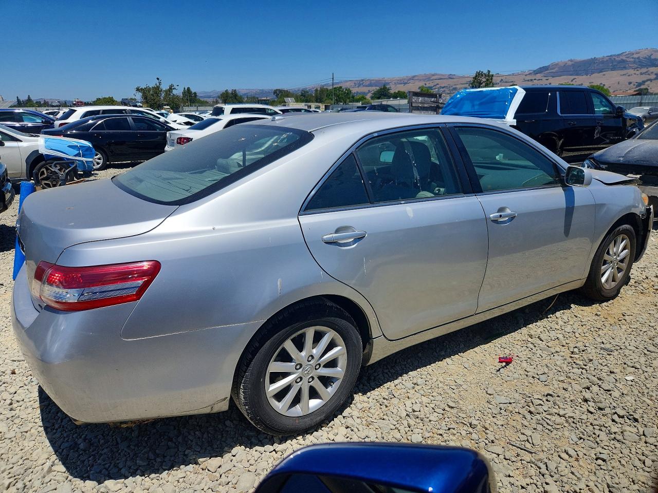 2010 Toyota Camry Xle V6 Silver vin: JTNBK3EK5A3047180