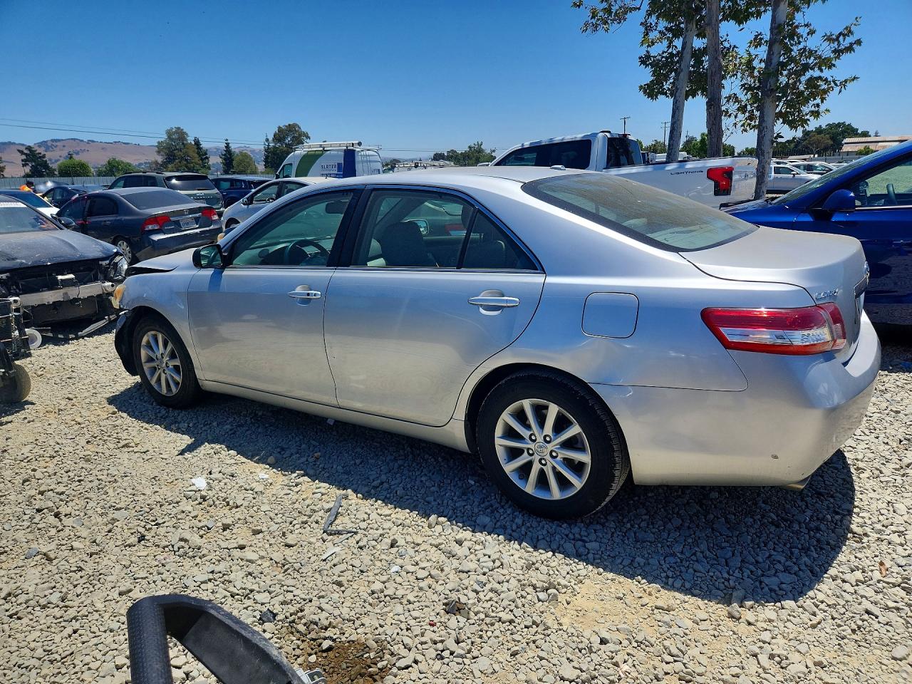 2010 Toyota Camry Xle V6 Silver vin: JTNBK3EK5A3047180