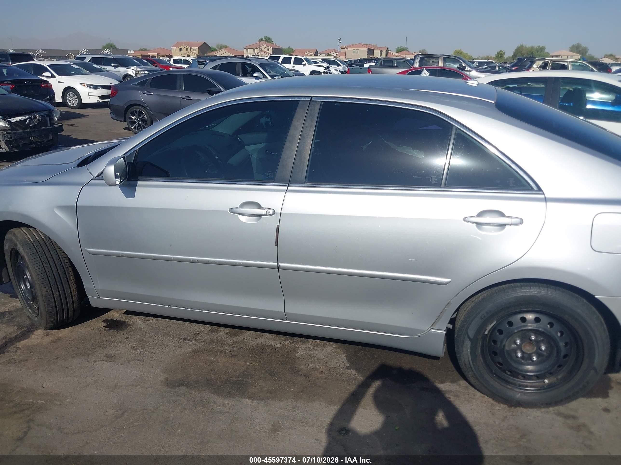 2011 Toyota Camry Le V6 Silver vin: JTNBK3EK8B3050429